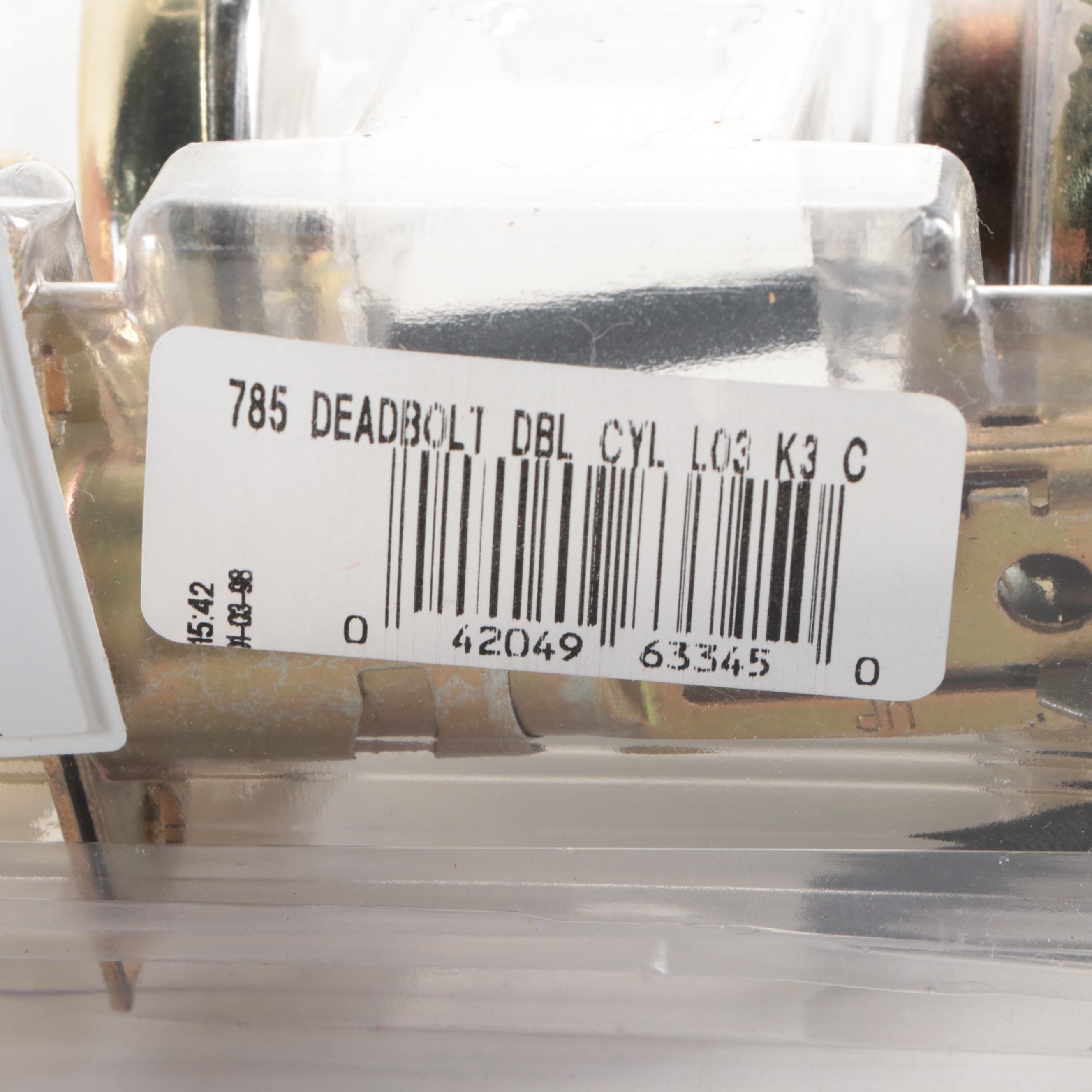 Kwikset Titan Keyed Deadbolt with Other Door Hardware