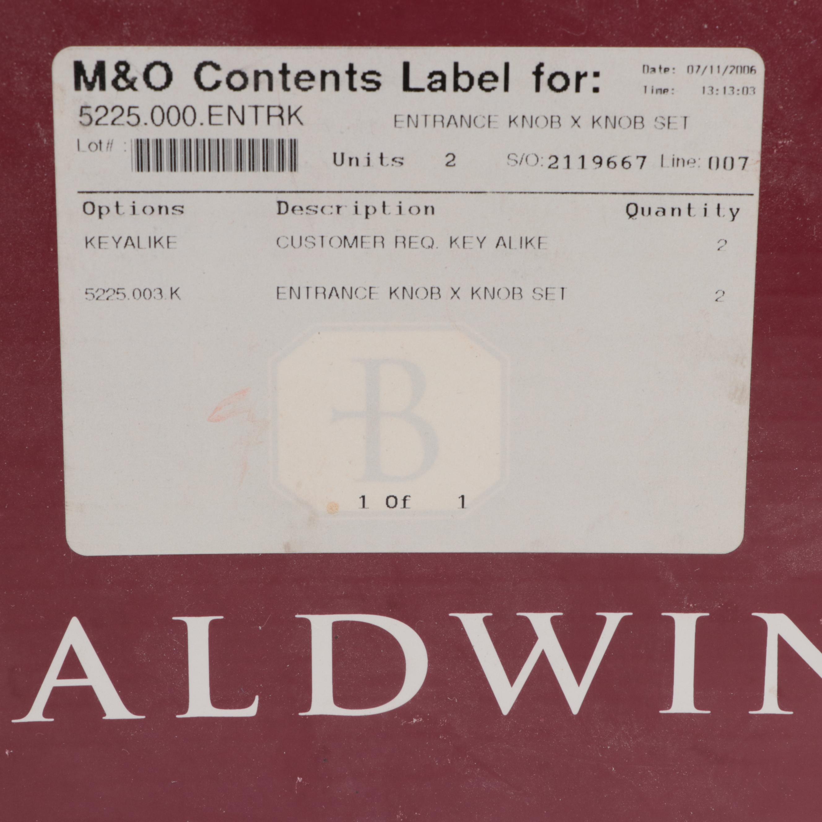 Kwikset Titan Keyed Deadbolt with Other Door Hardware