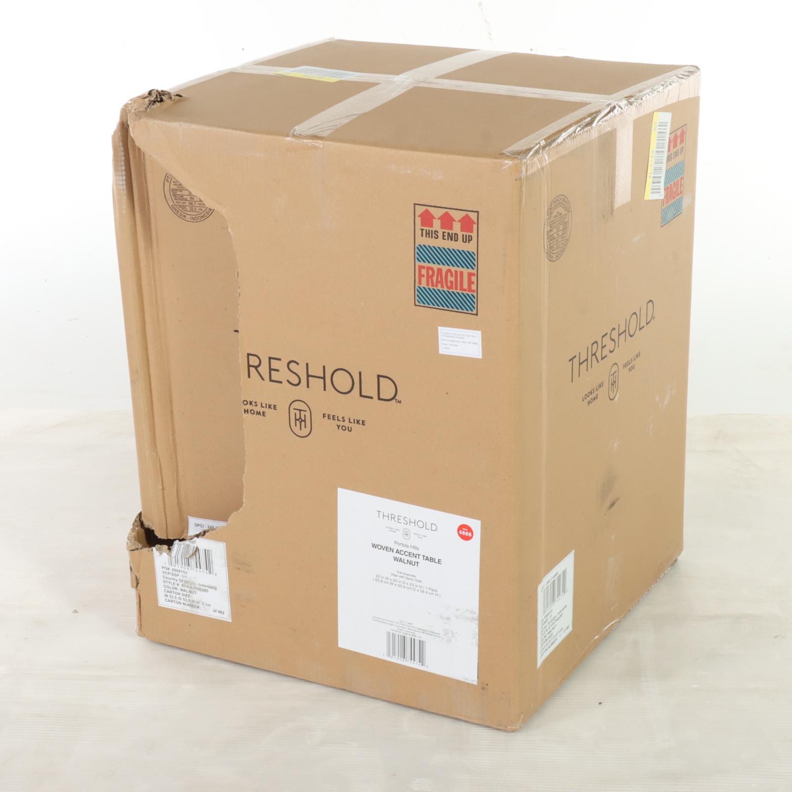 Threshold with Studio McGee Woven Accent Table