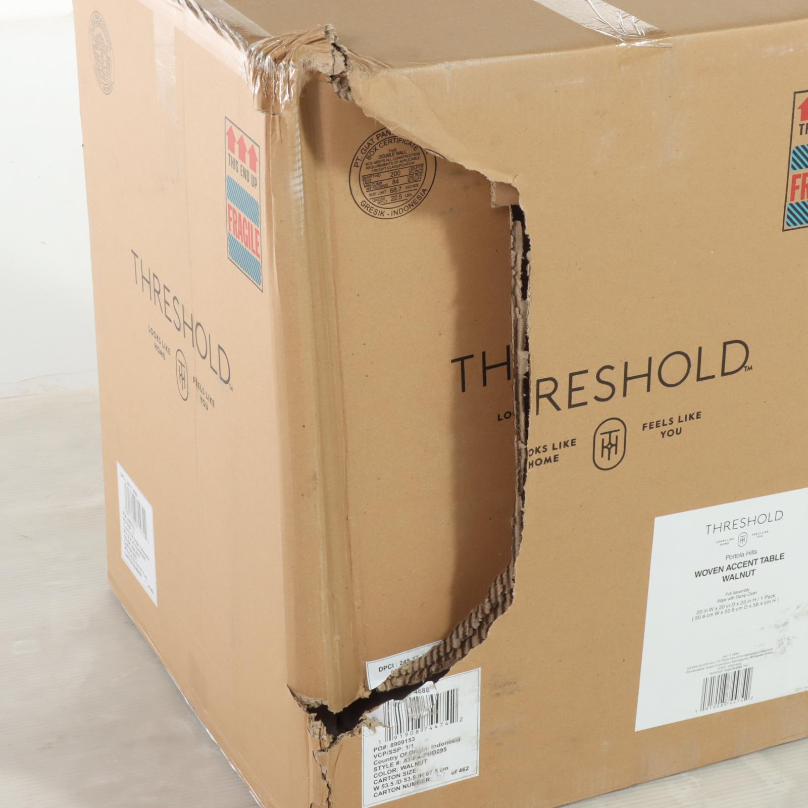 Threshold with Studio McGee Woven Accent Table