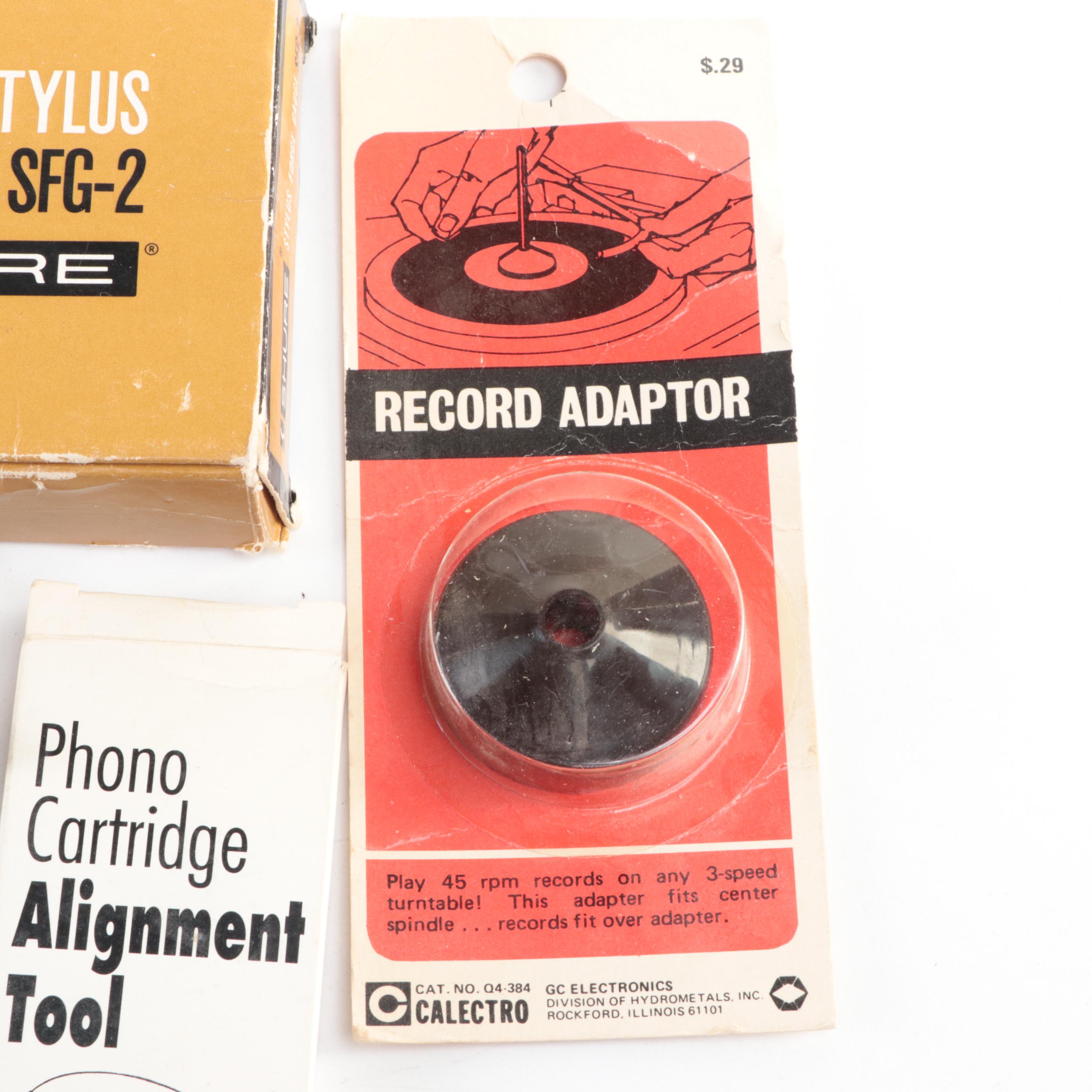 Stanton Cartridges, Headshells and More Turntable Set-Up Tools and Accessories