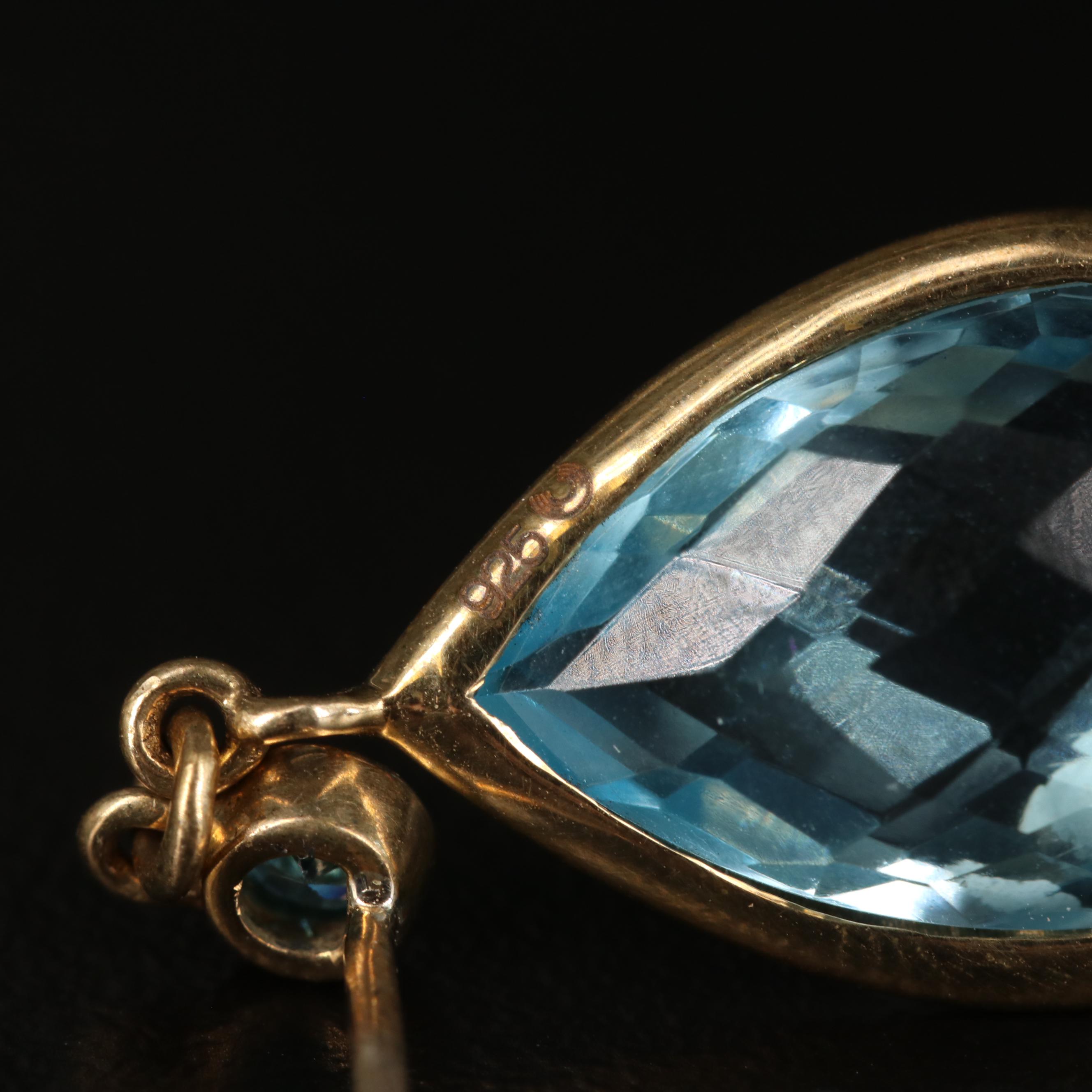 Sterling Silver Sky Blue Topaz and Apatite Earrings