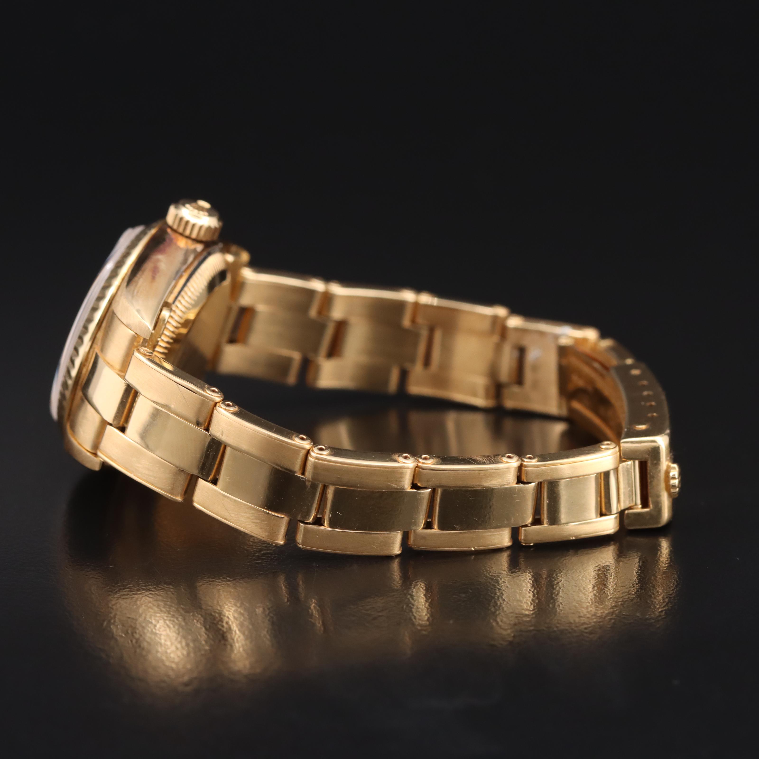 1983 Rolex Oyster Perpetual Datejust 18K Watch