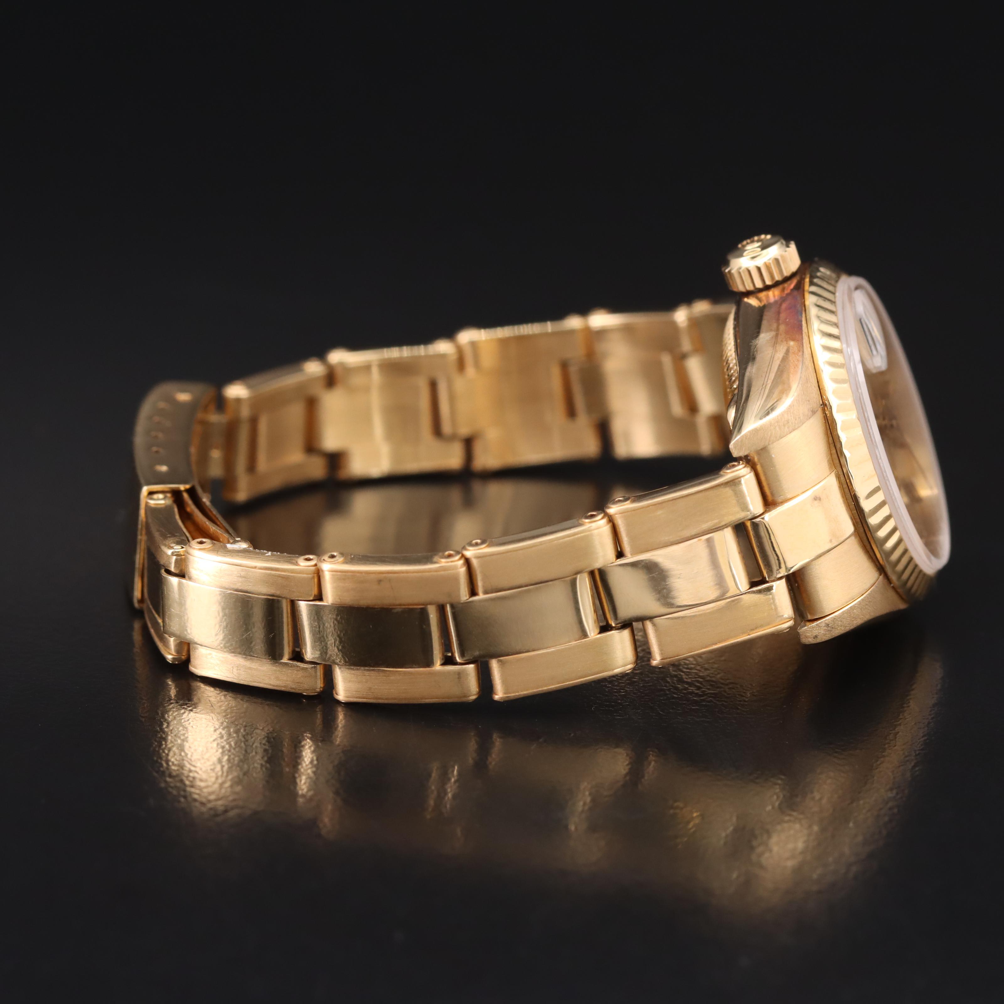 1983 Rolex Oyster Perpetual Datejust 18K Watch