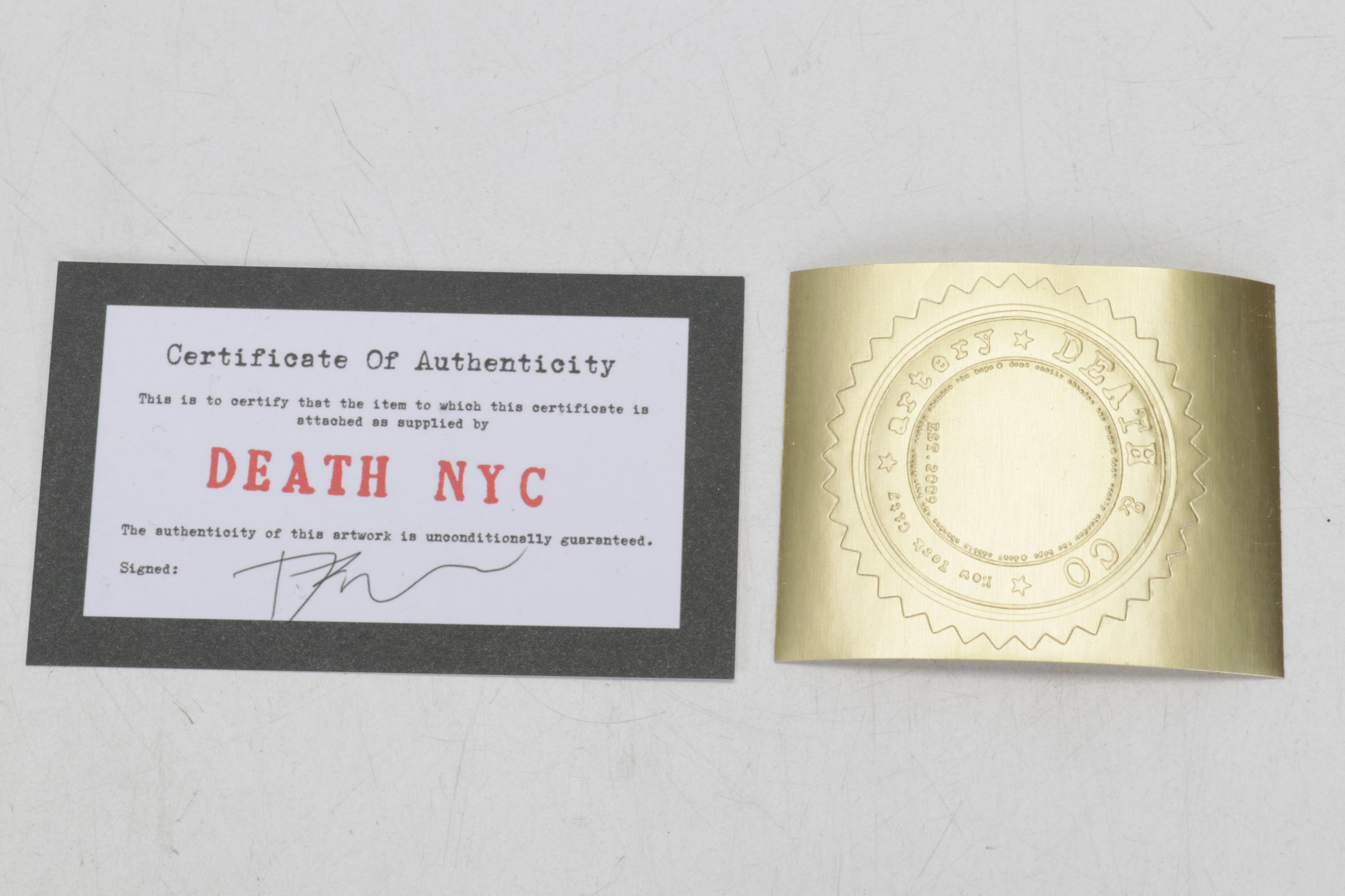 Death NYC Pop Art Graphic Print After Banksy's "Flower Thrower"