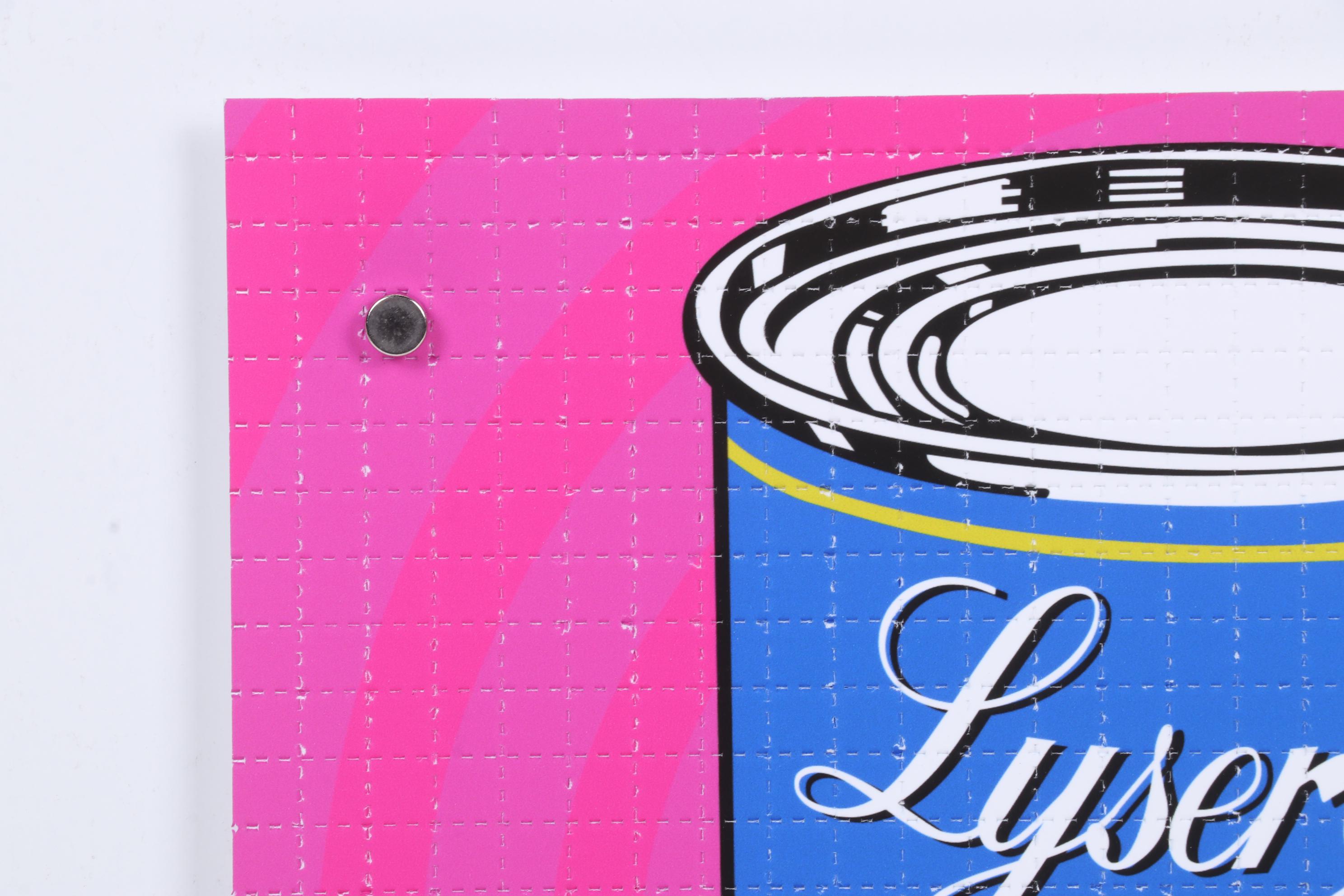 Denial Pop Art Digital Blotter Print "Super Soup (Pink Trip)"