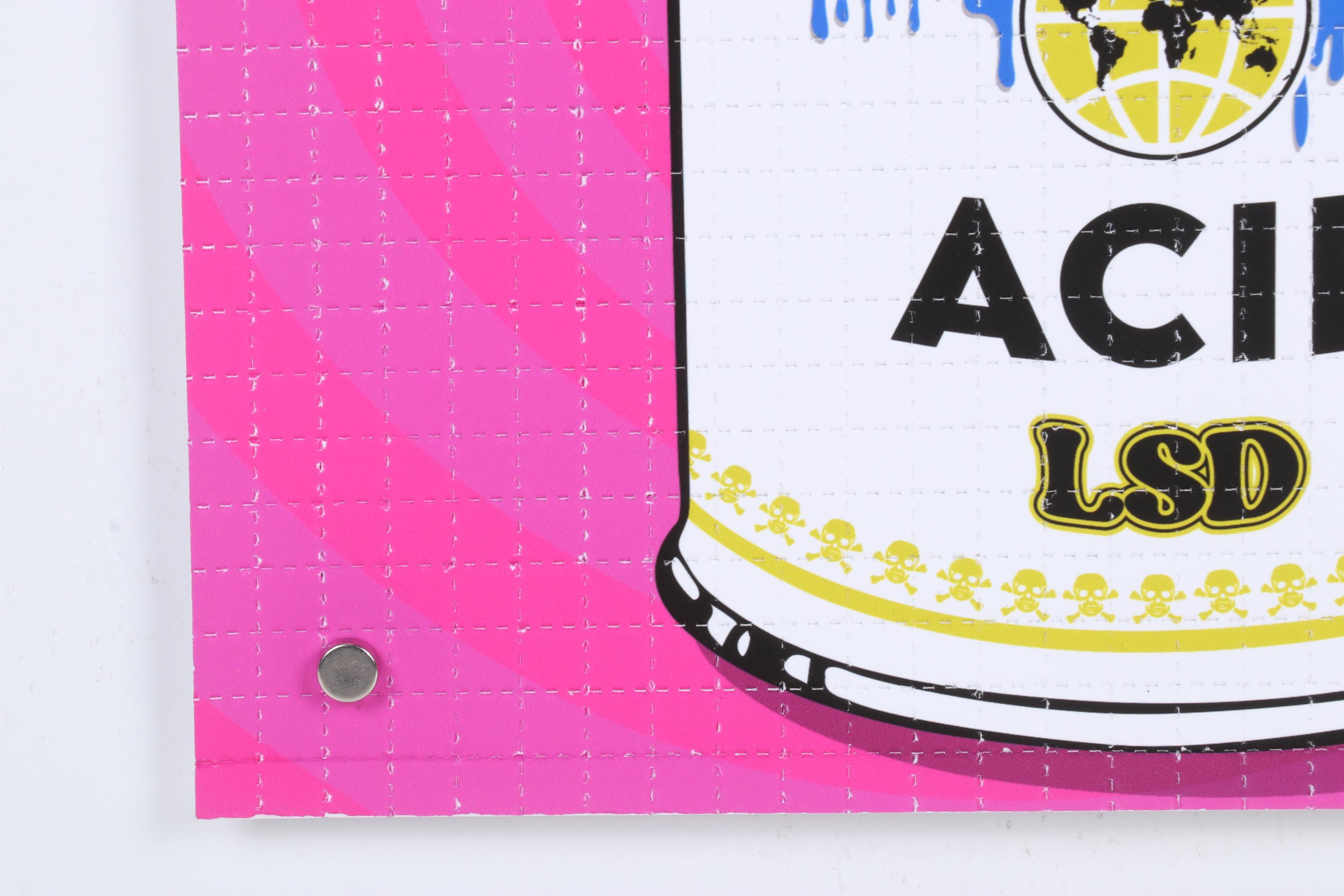 Denial Pop Art Digital Blotter Print "Super Soup (Pink Trip)"