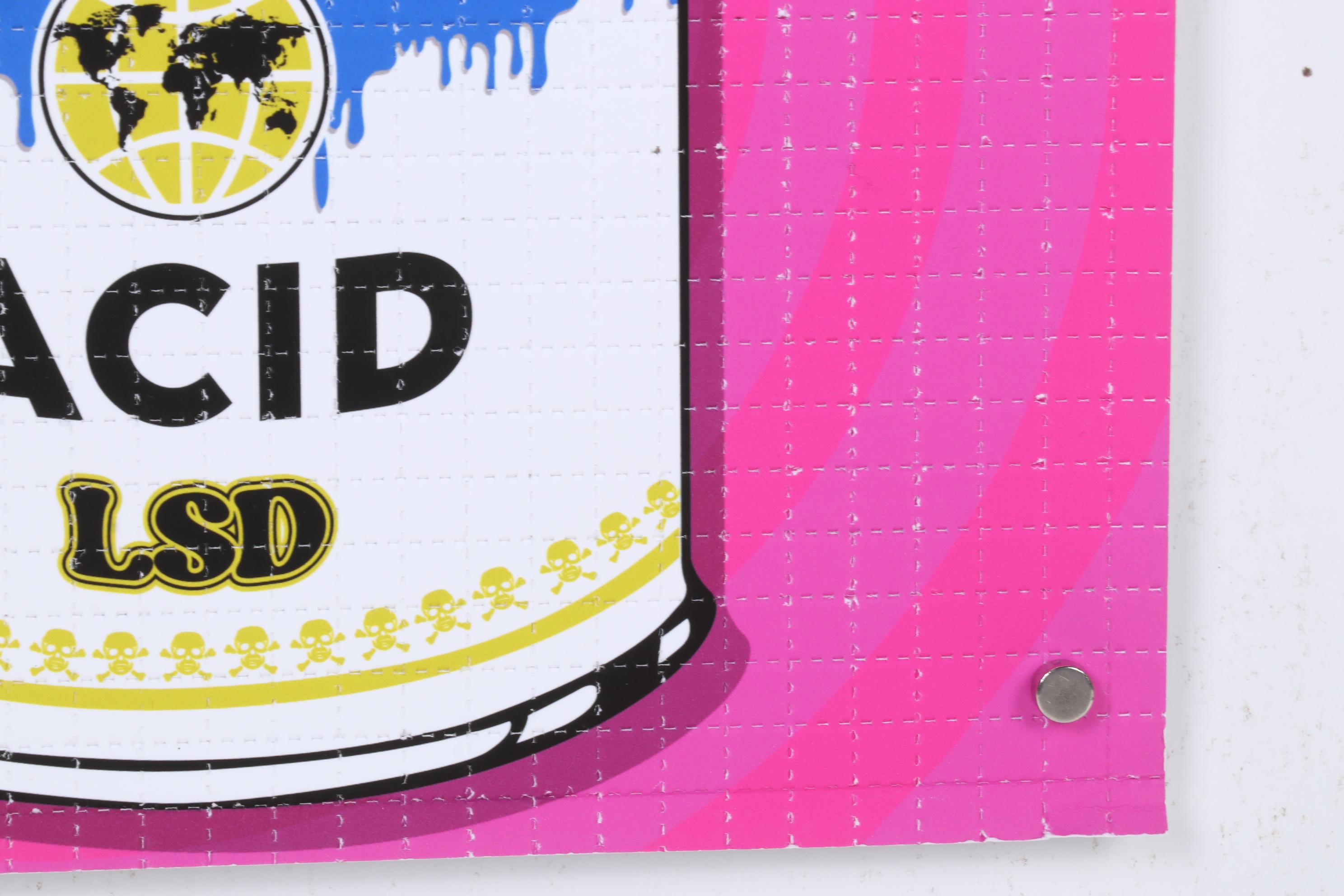 Denial Pop Art Digital Blotter Print "Super Soup (Pink Trip)"