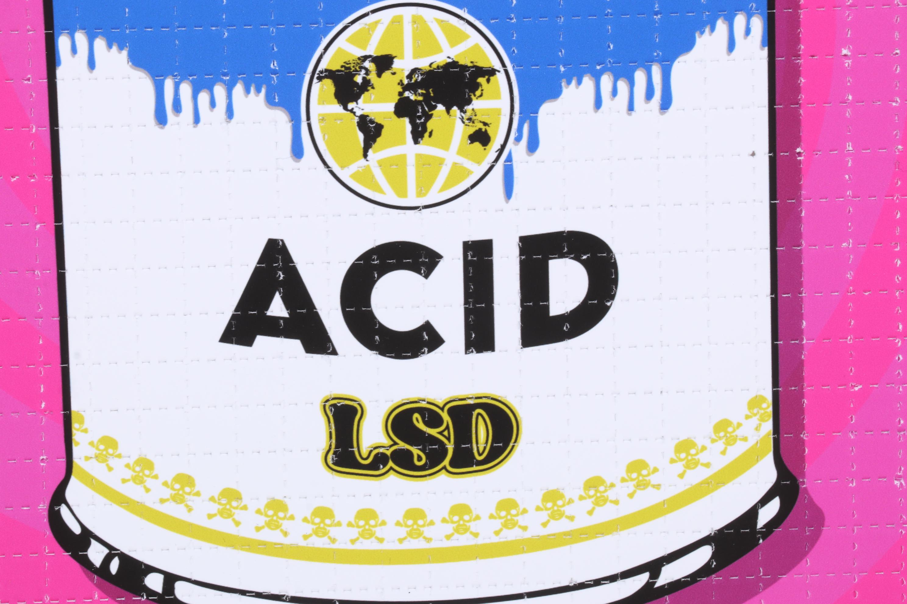 Denial Pop Art Digital Blotter Print "Super Soup (Pink Trip)"