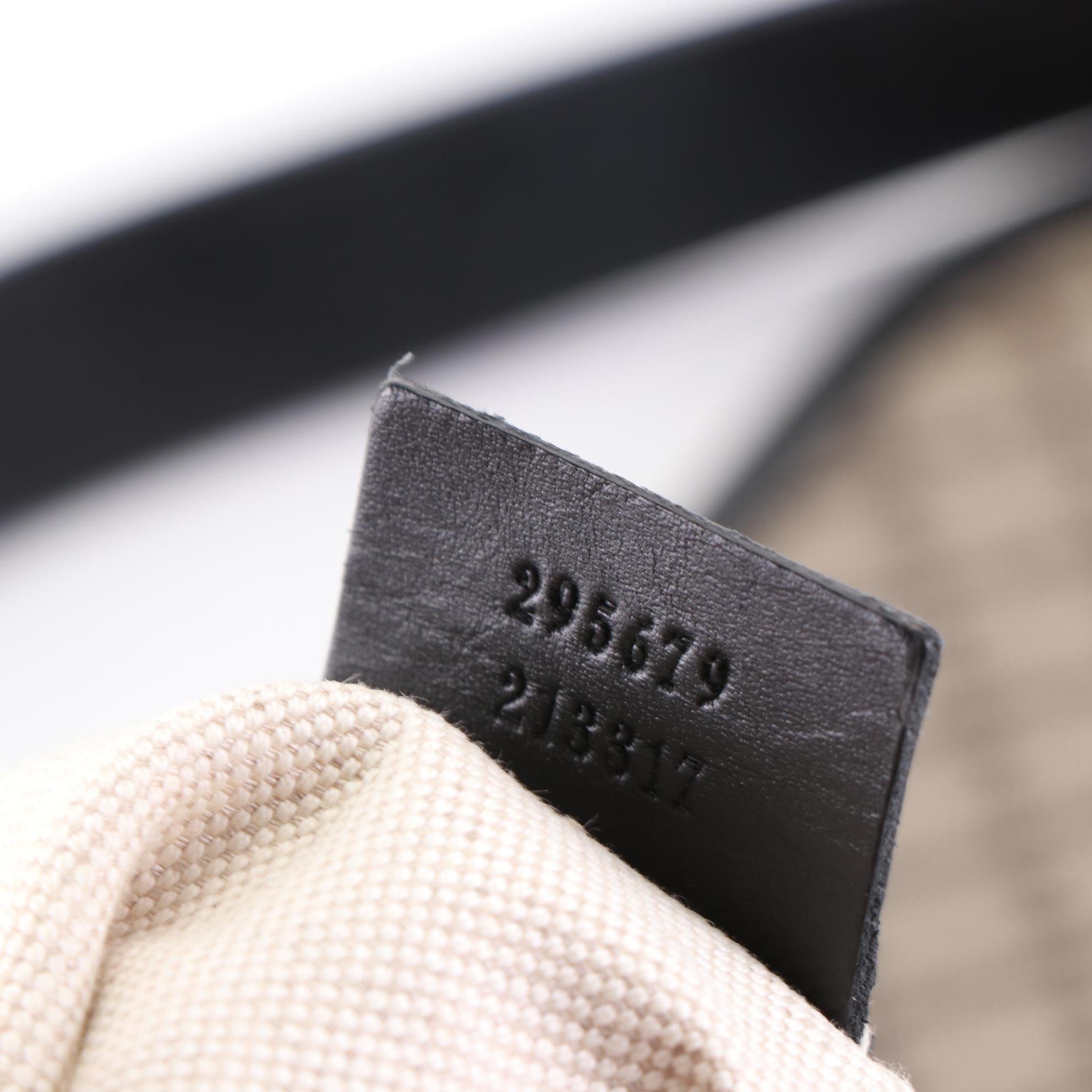 Gucci Messenger Bag in Diamante Supreme Canvas and Leather