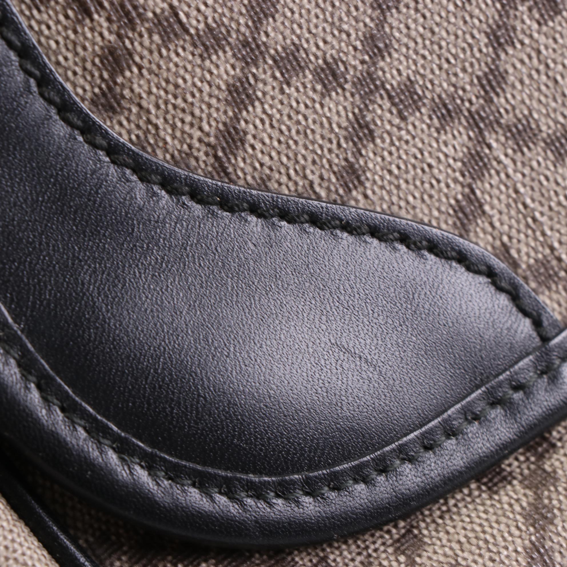 Gucci Messenger Bag in Diamante Supreme Canvas and Leather