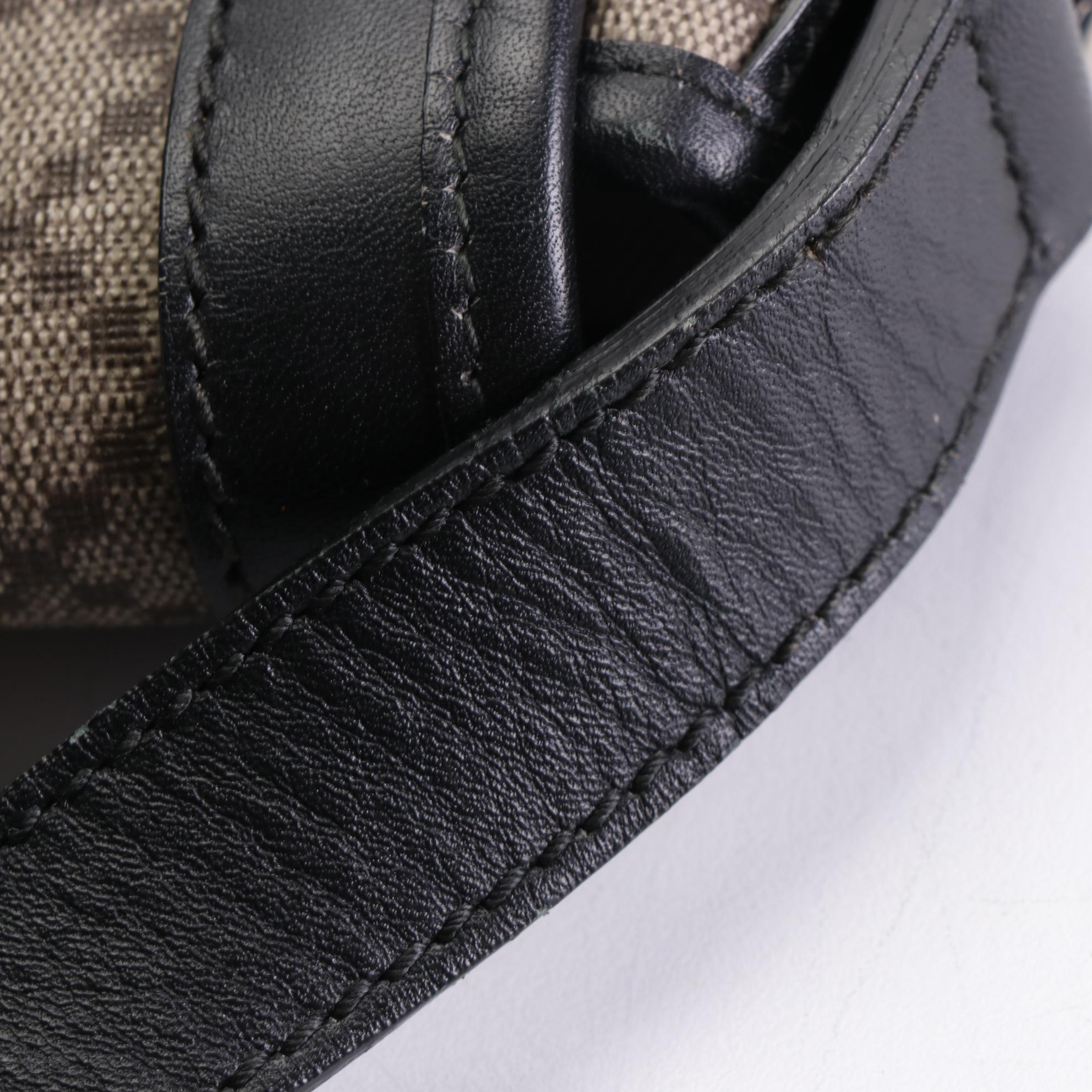 Gucci Messenger Bag in Diamante Supreme Canvas and Leather