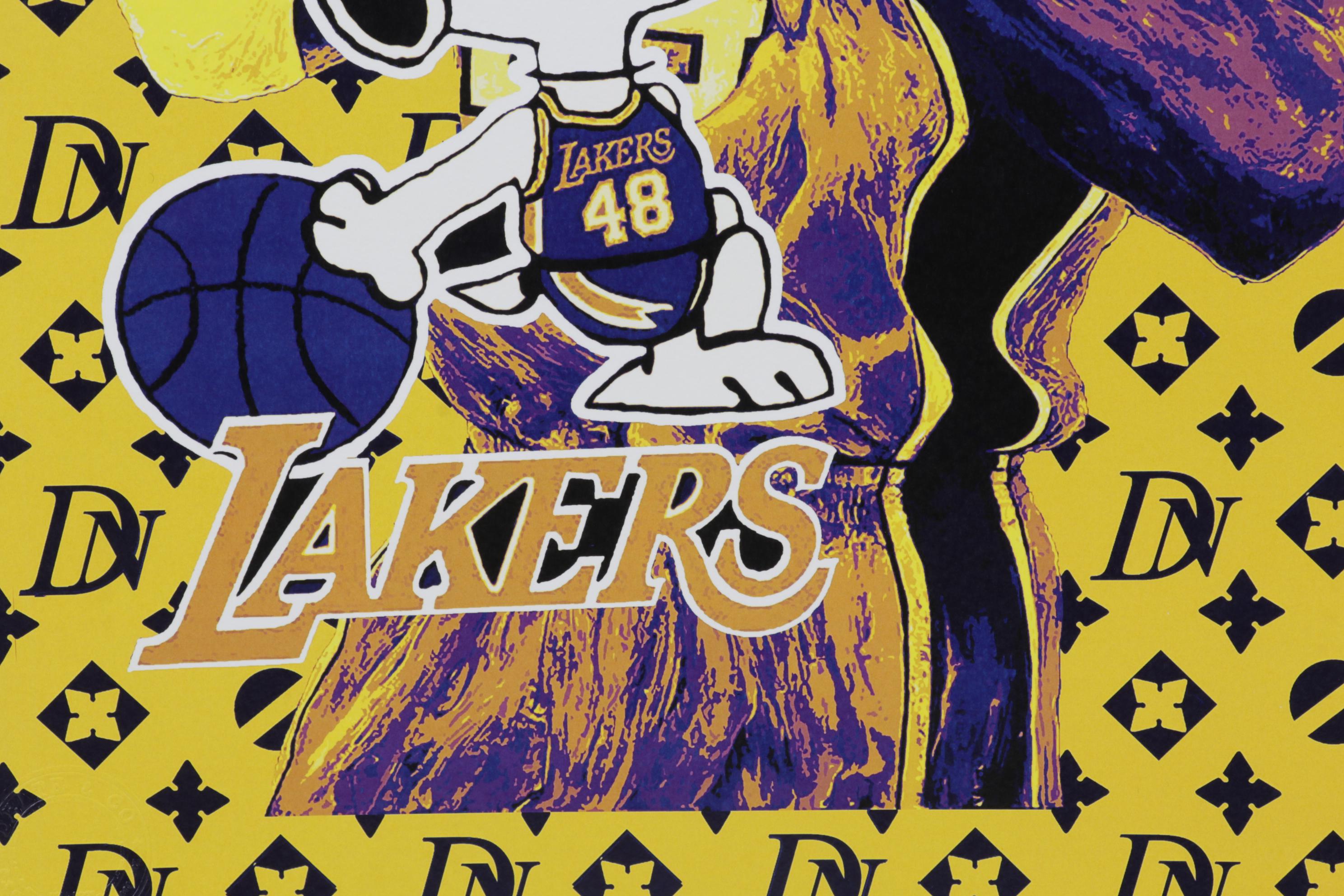 Death NYC Pop Art Graphic Print of Kobe Bryant and Snoopy