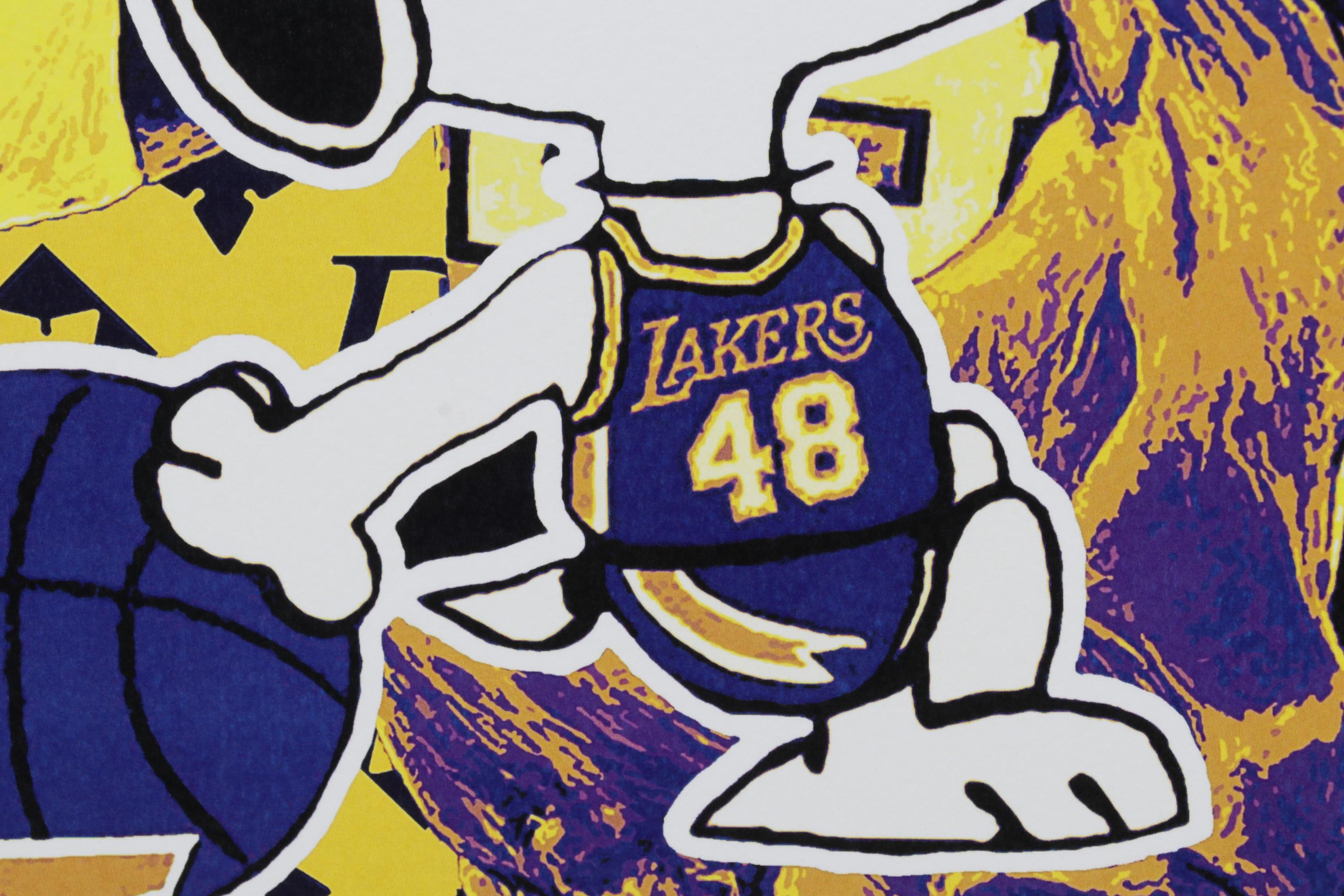 Death NYC Pop Art Graphic Print of Kobe Bryant and Snoopy