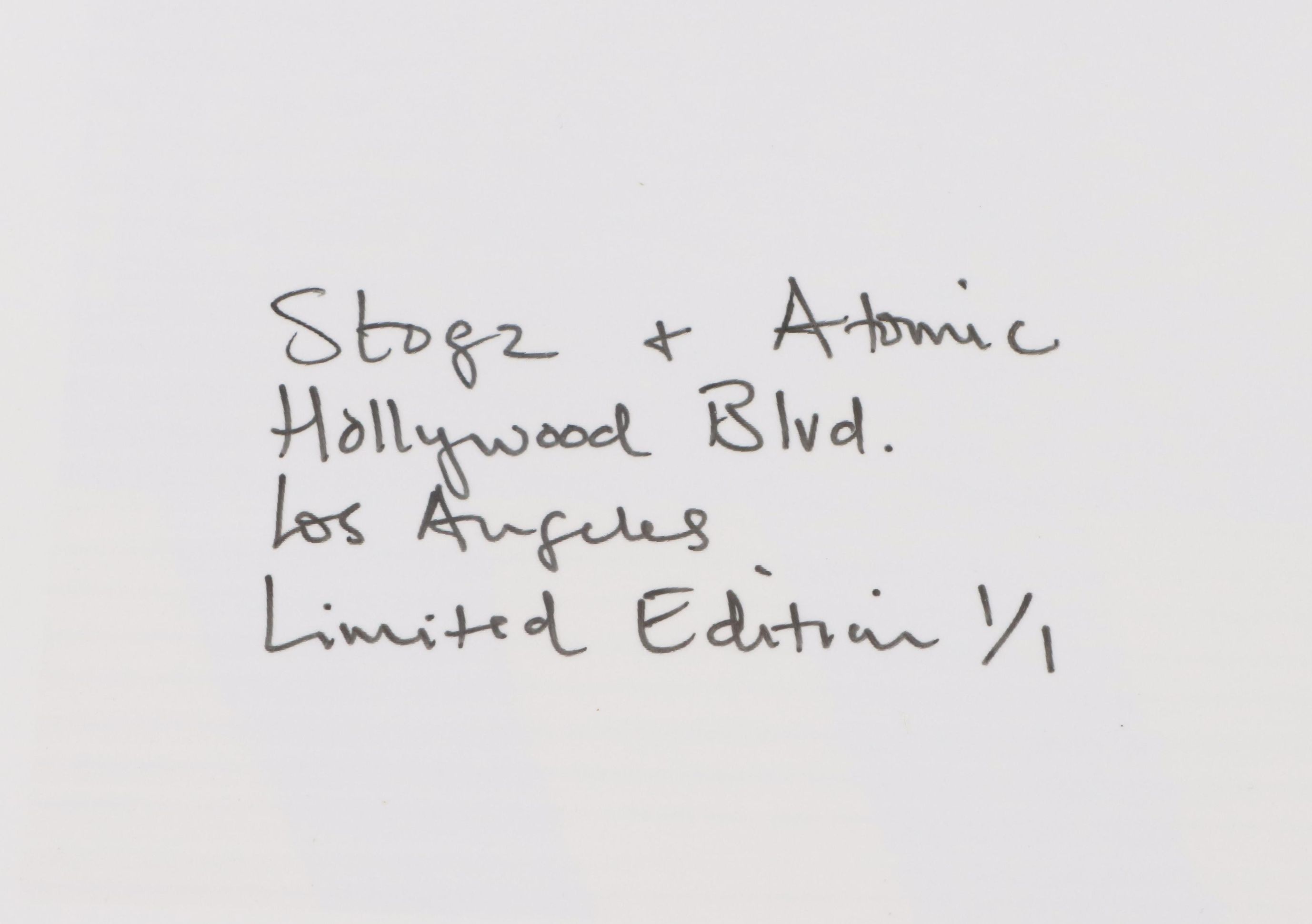 Giclée "Stogz & Atomic, Hollywood Blvd., Los Angeles"