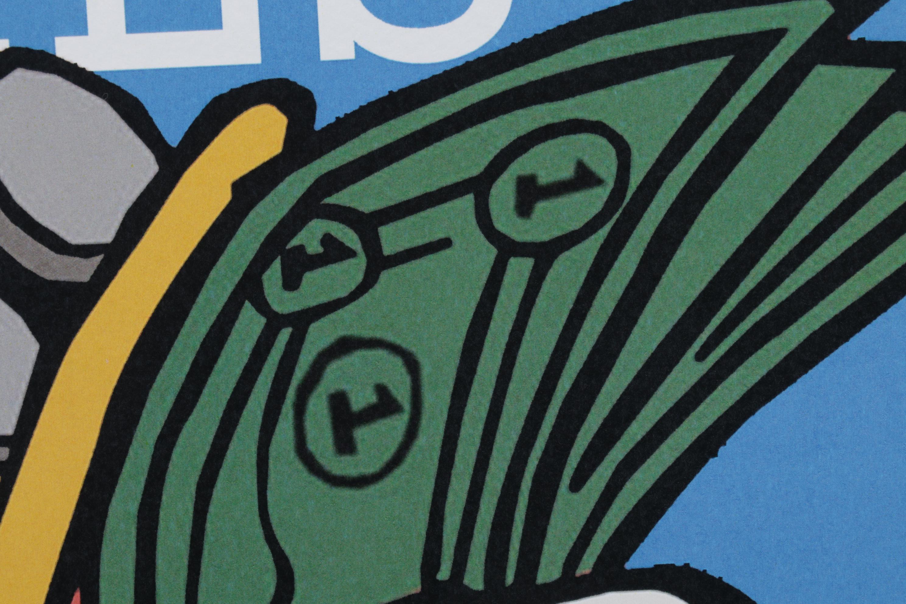 Death NYC Pop Art Graphic Print of Hermès Scrooge McDuck