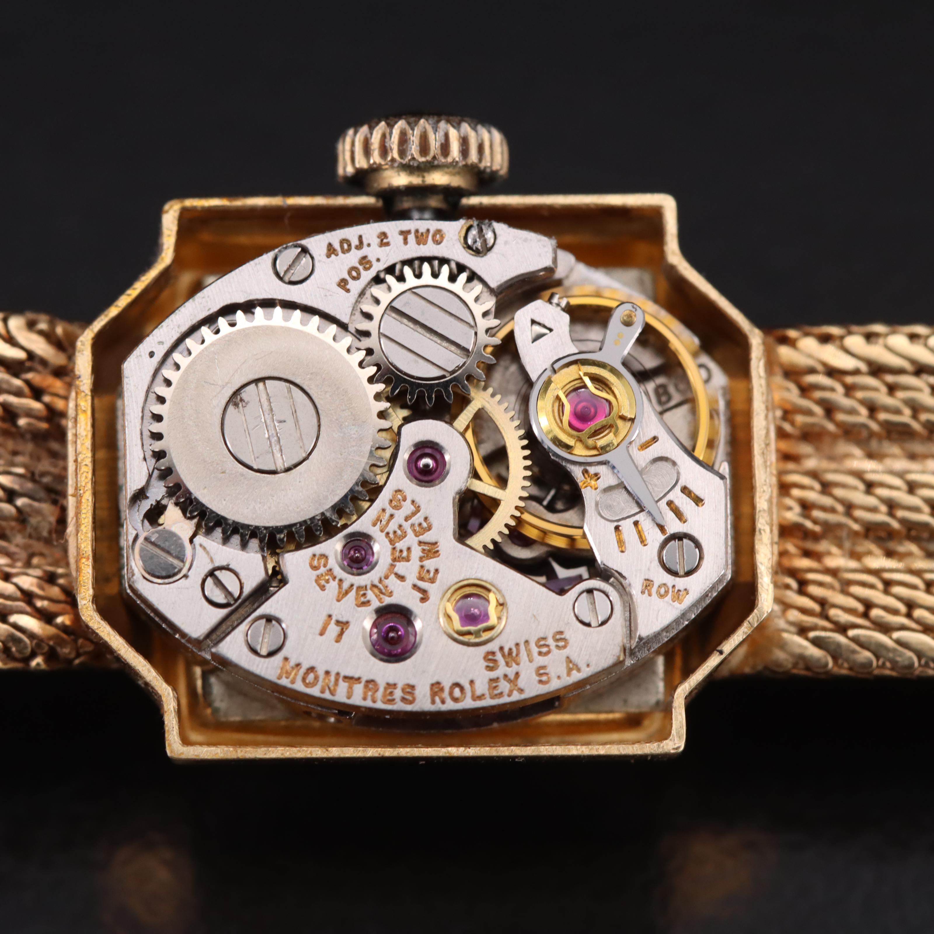 Vintage Rolex 14K Stem Wind Watch