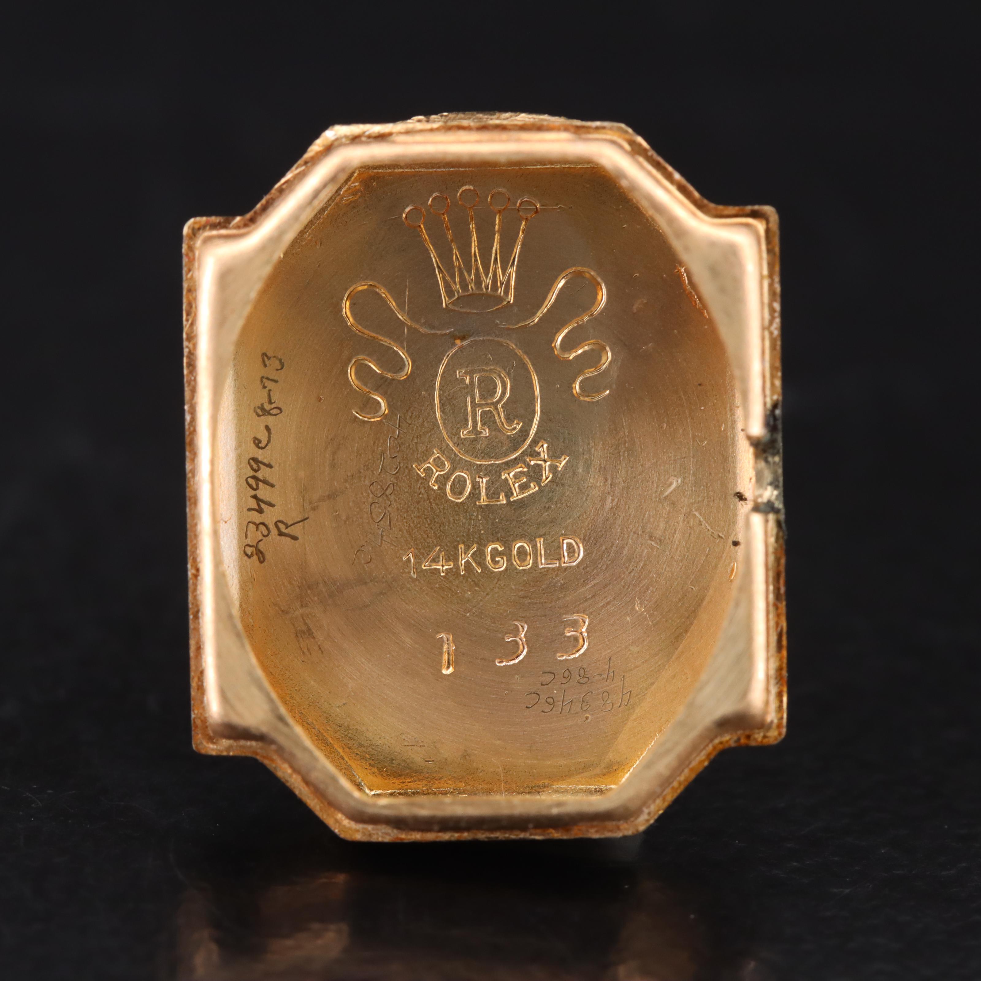 Vintage Rolex 14K Stem Wind Watch