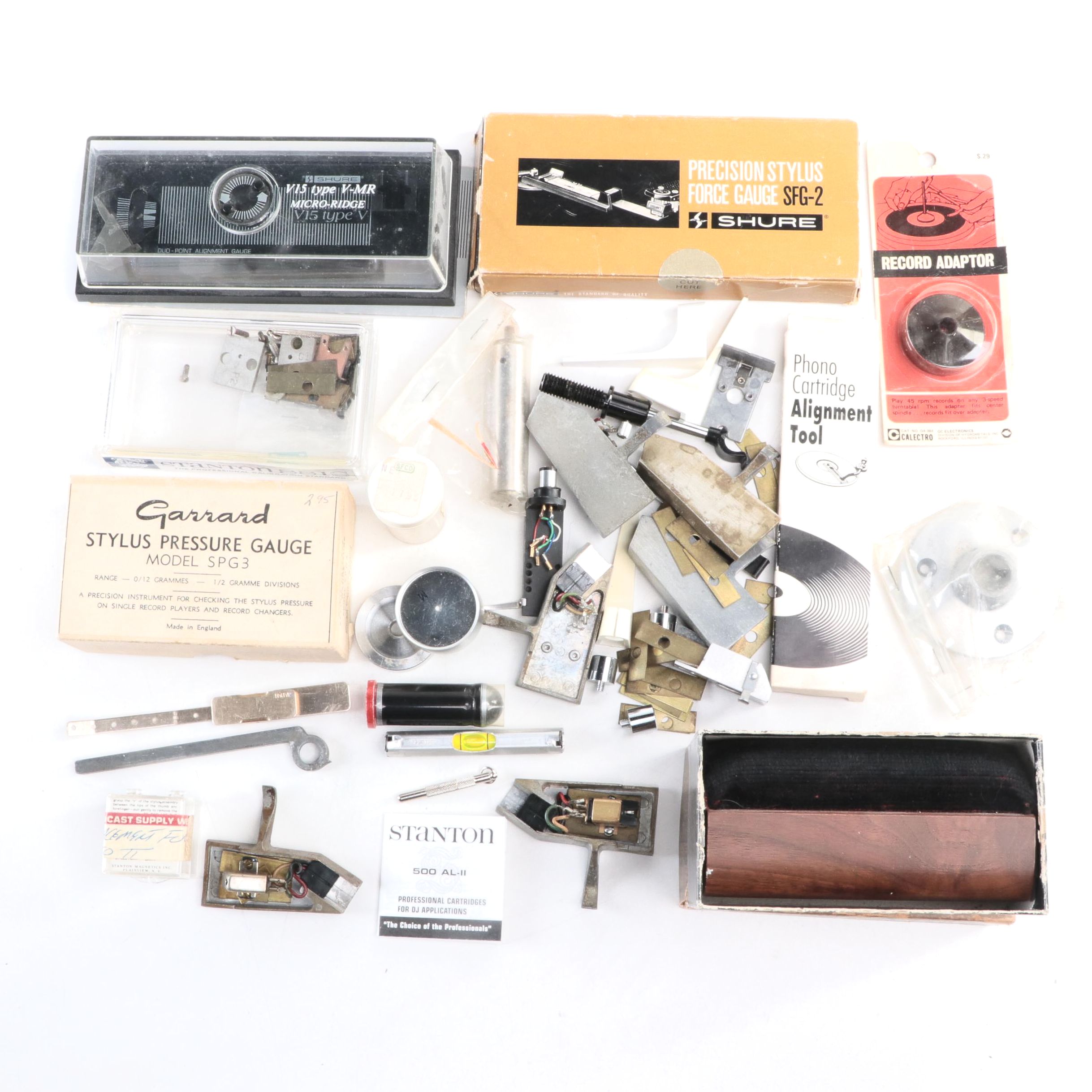Stanton Cartridges, Headshells and More Turntable Set-Up Tools and Accessories