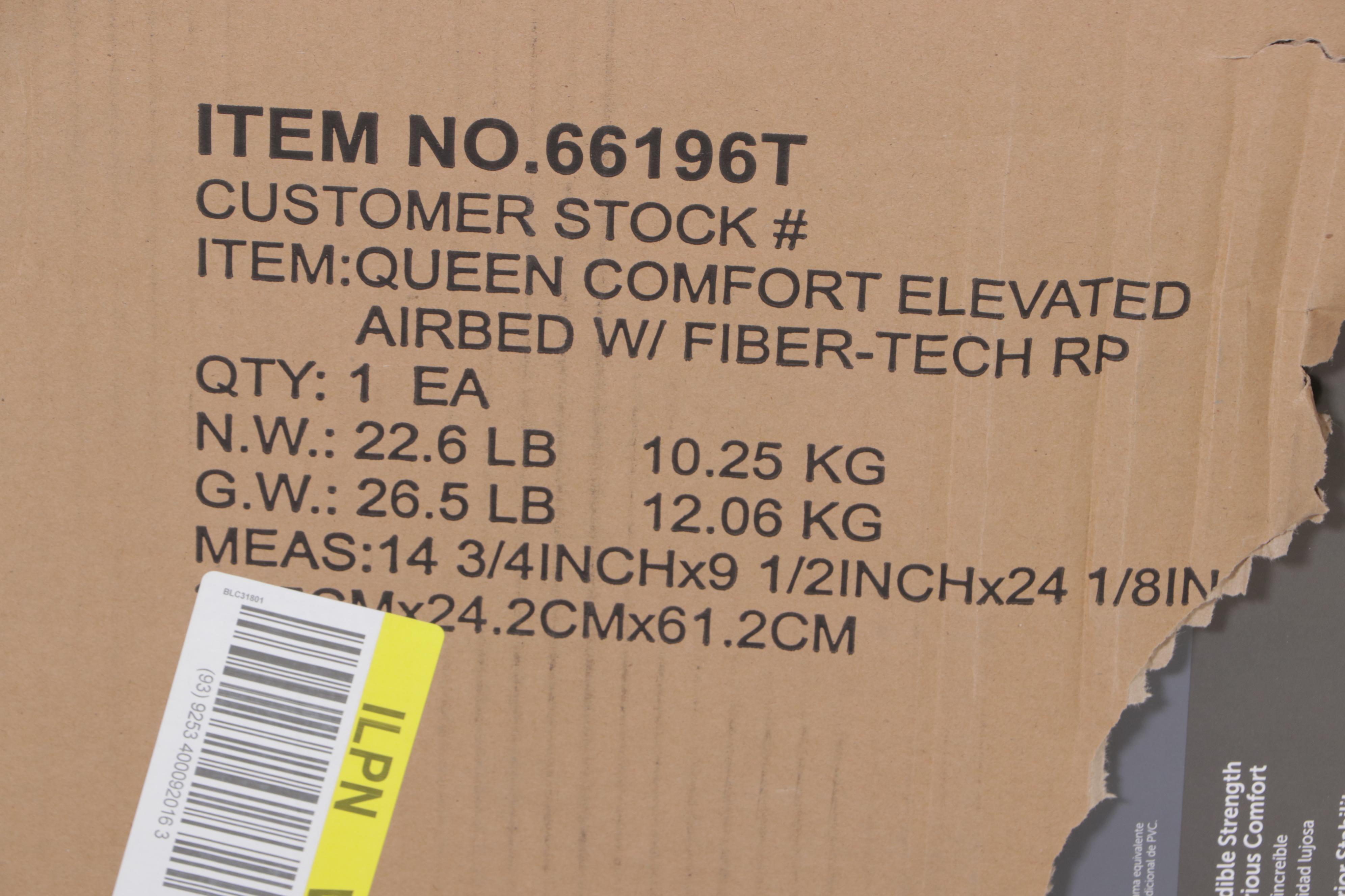 Intex Pillowtop Queen Air Mattress with Built in Pump