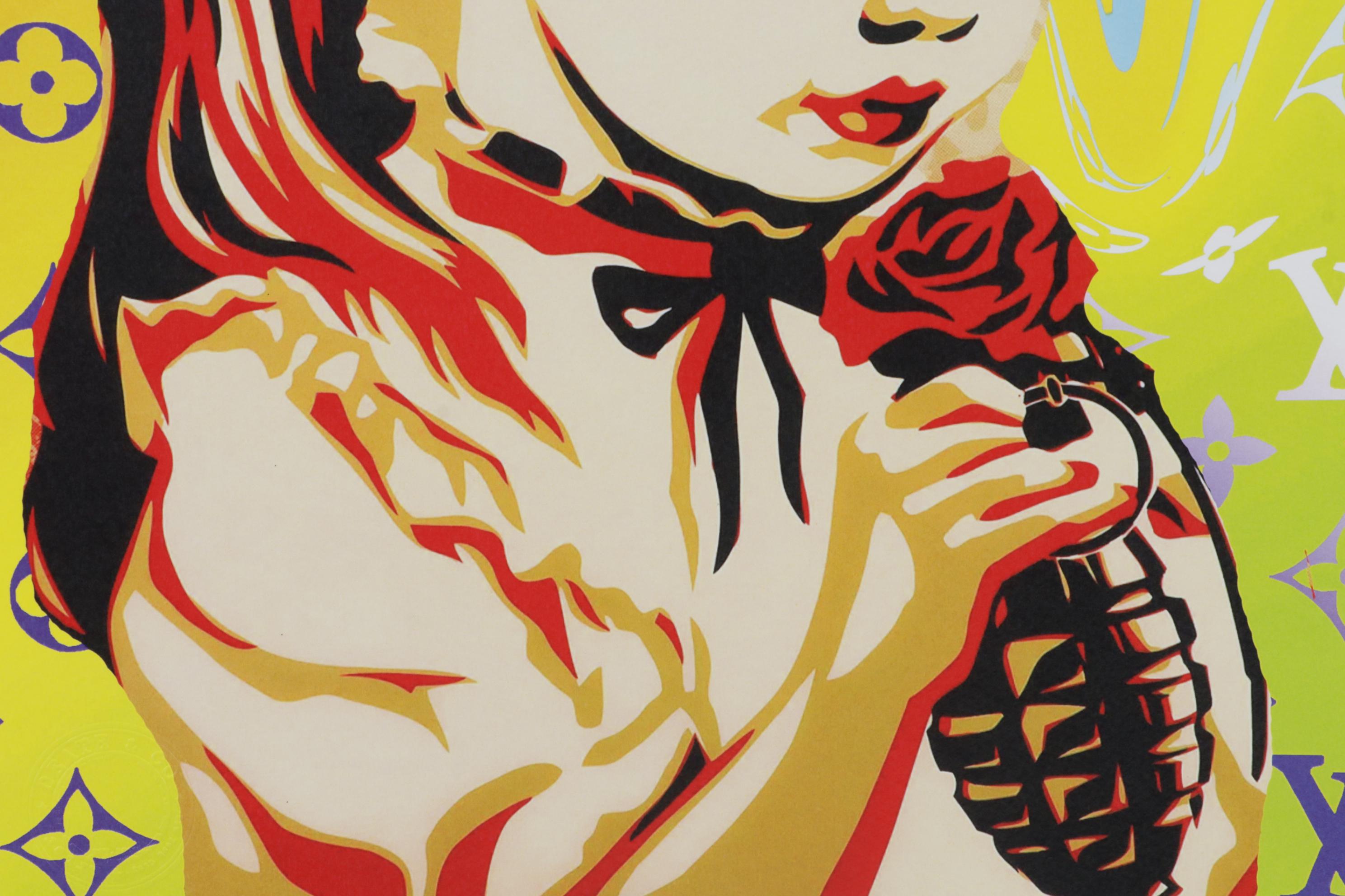 Death NYC Pop Art Graphic Print after Shepard Fairey's "War by Numbers"