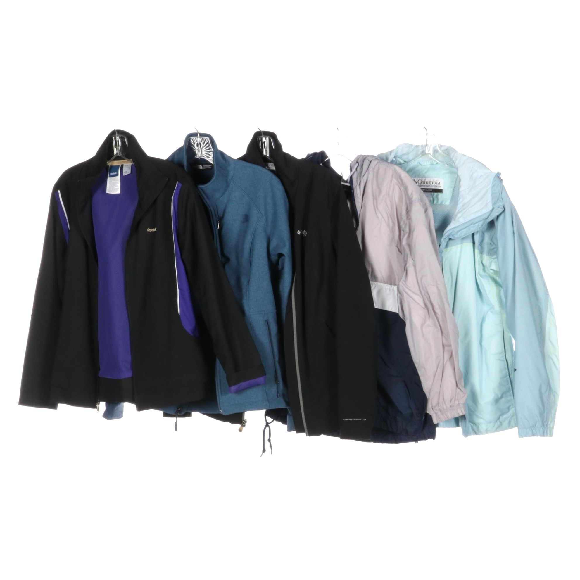 The North Face, Columbia Titanium and Nike Athletic Jackets with More