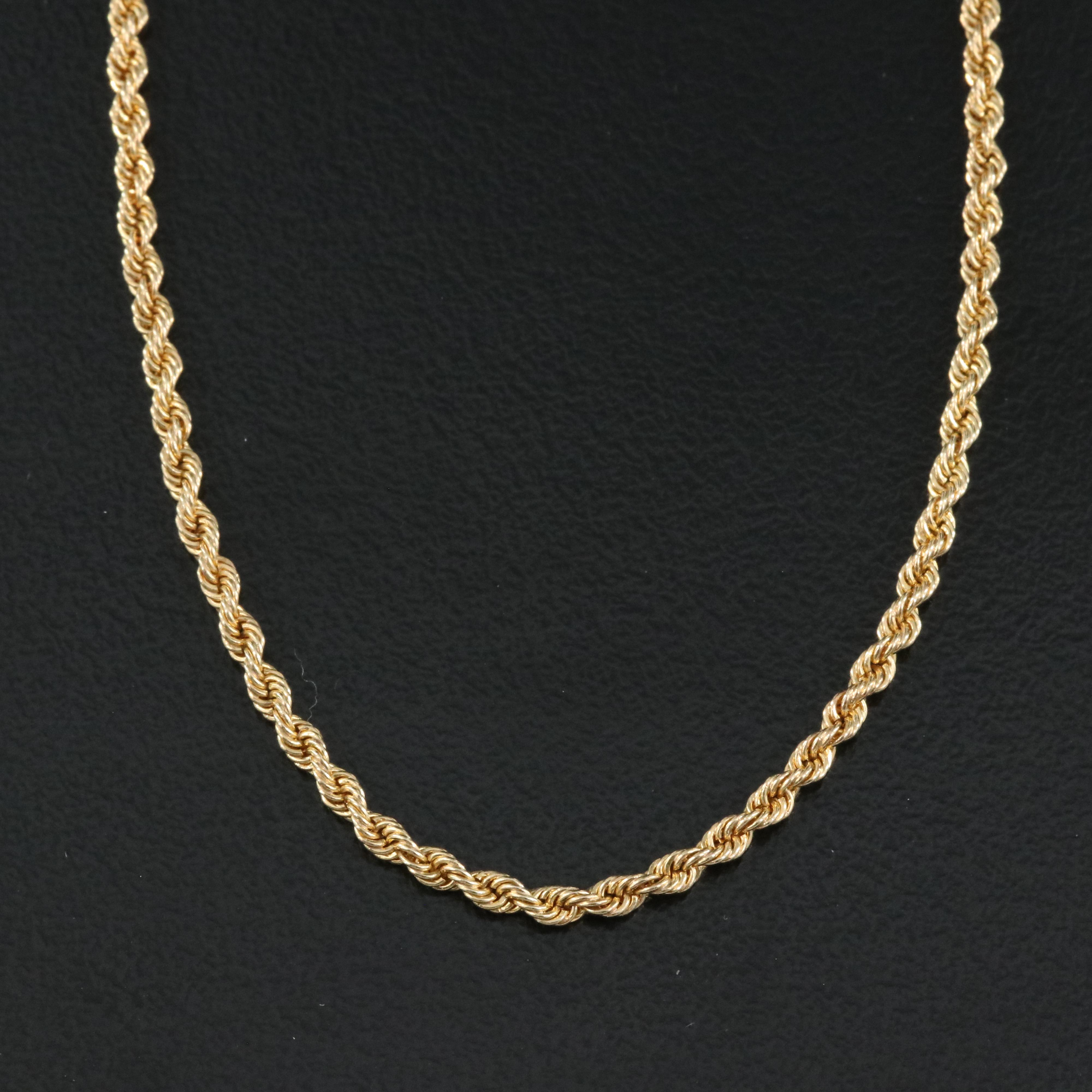 14K Rope Chain