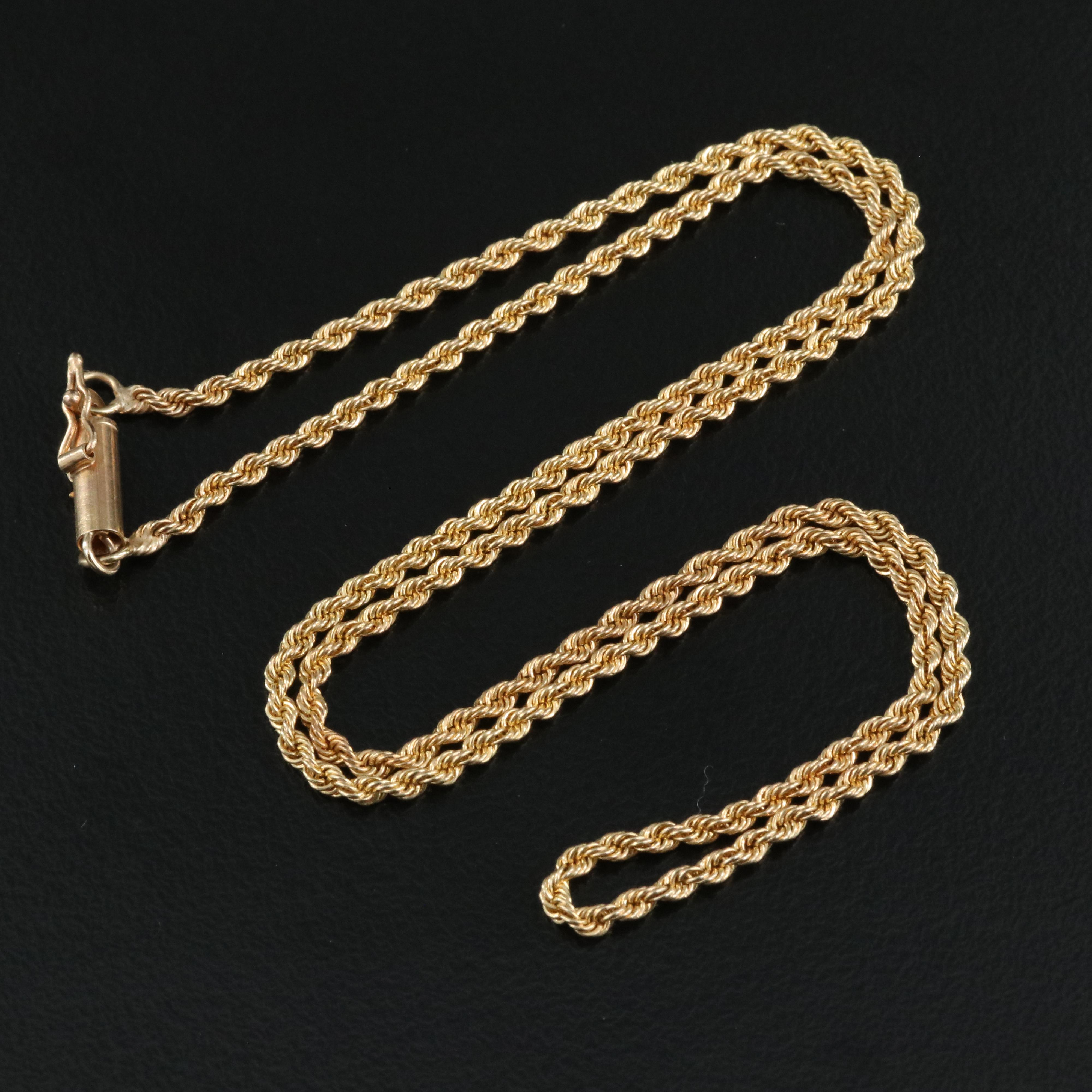 14K Rope Chain