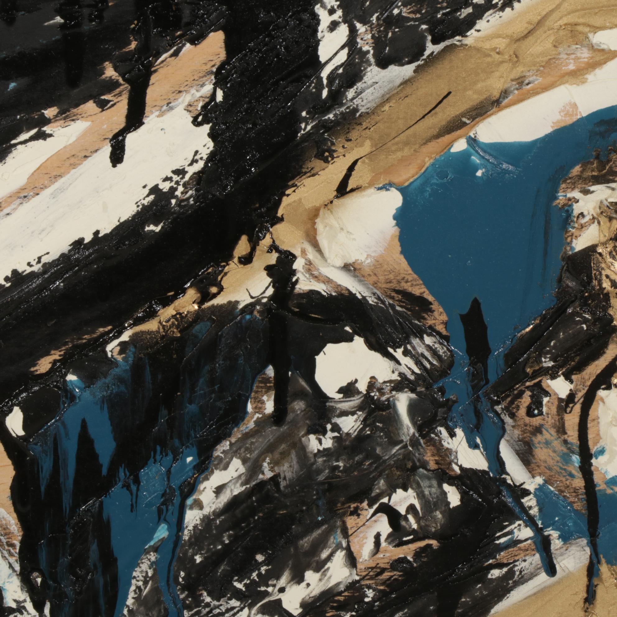 Anthony Eve Kemp Outsider Art Acrylic Painting "Vision," 2016