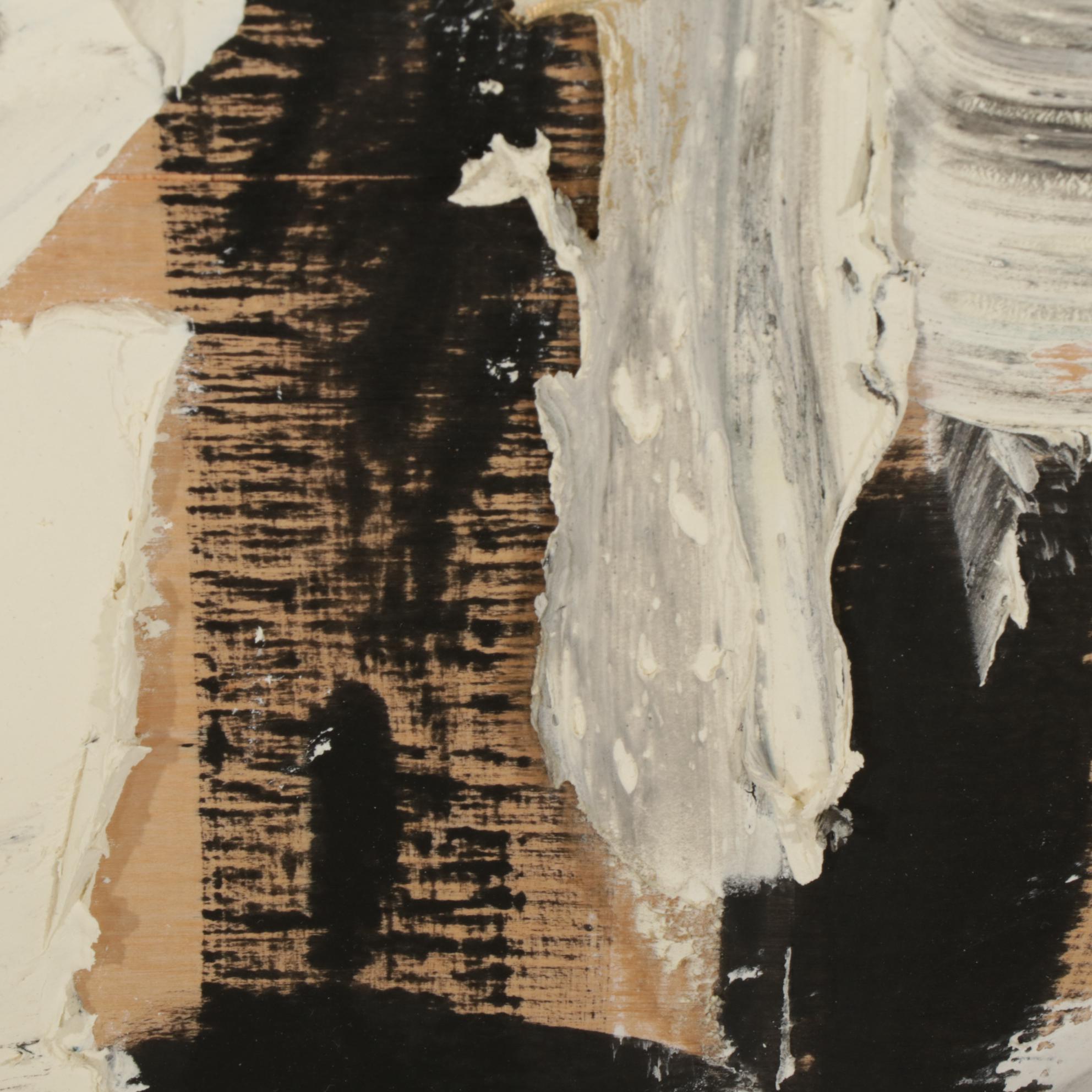 Anthony Eve Kemp Outsider Art Acrylic Painting "Vision," 2016