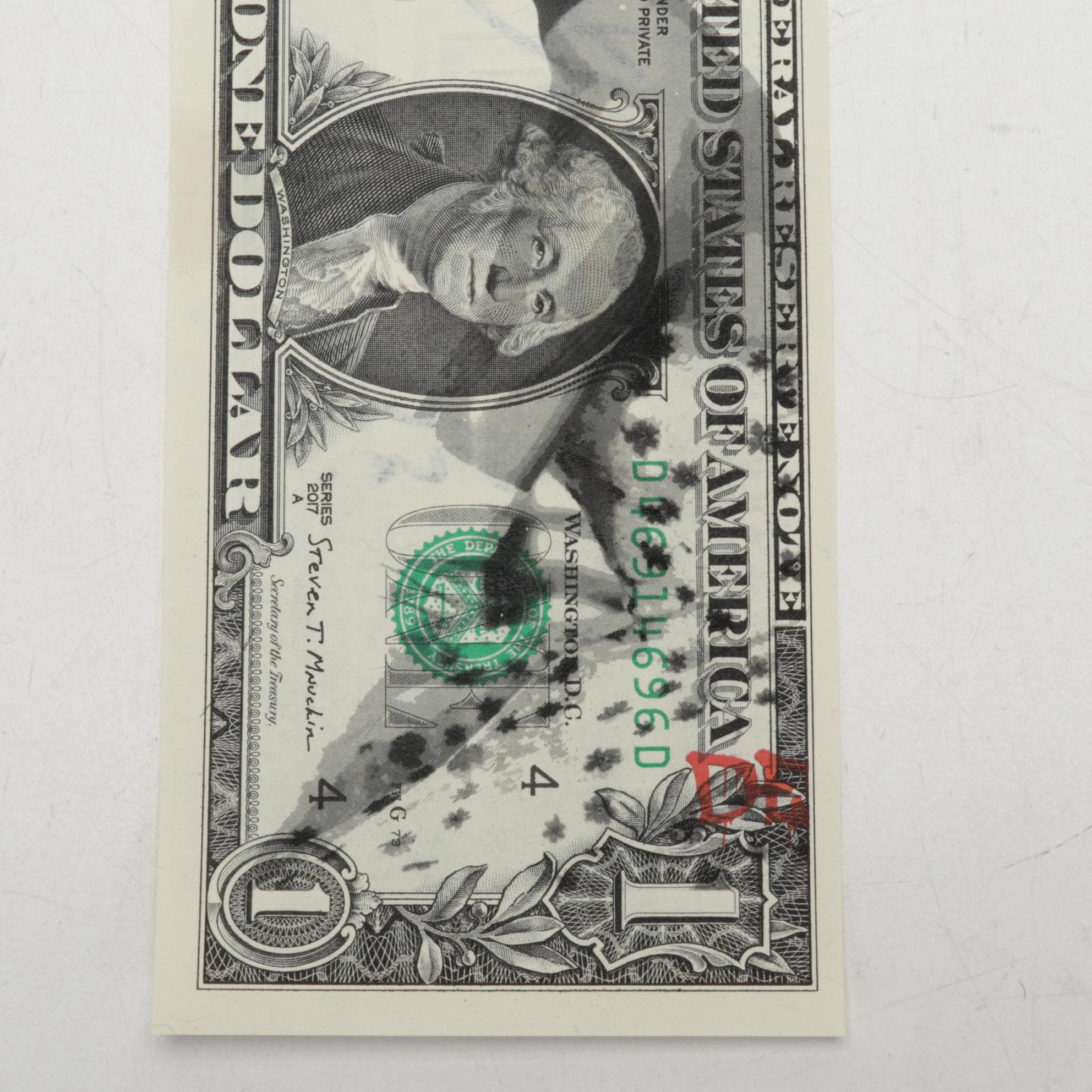 Death NYC Pop Art Graphic Print on Note of Audrey Hepburn