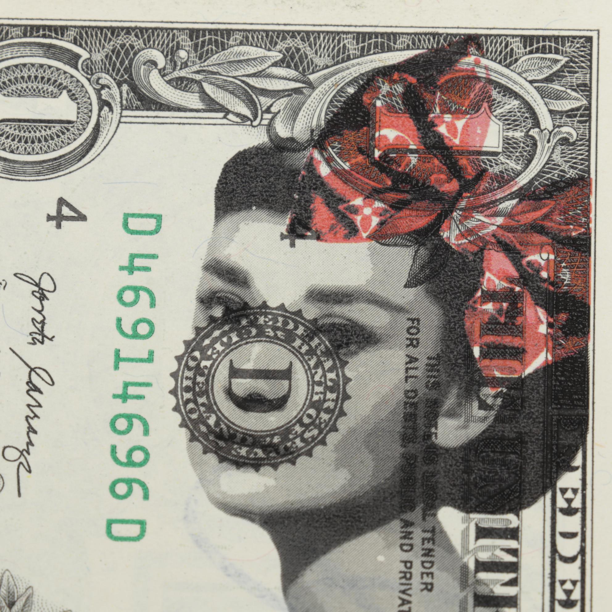 Death NYC Pop Art Graphic Print on Note of Audrey Hepburn