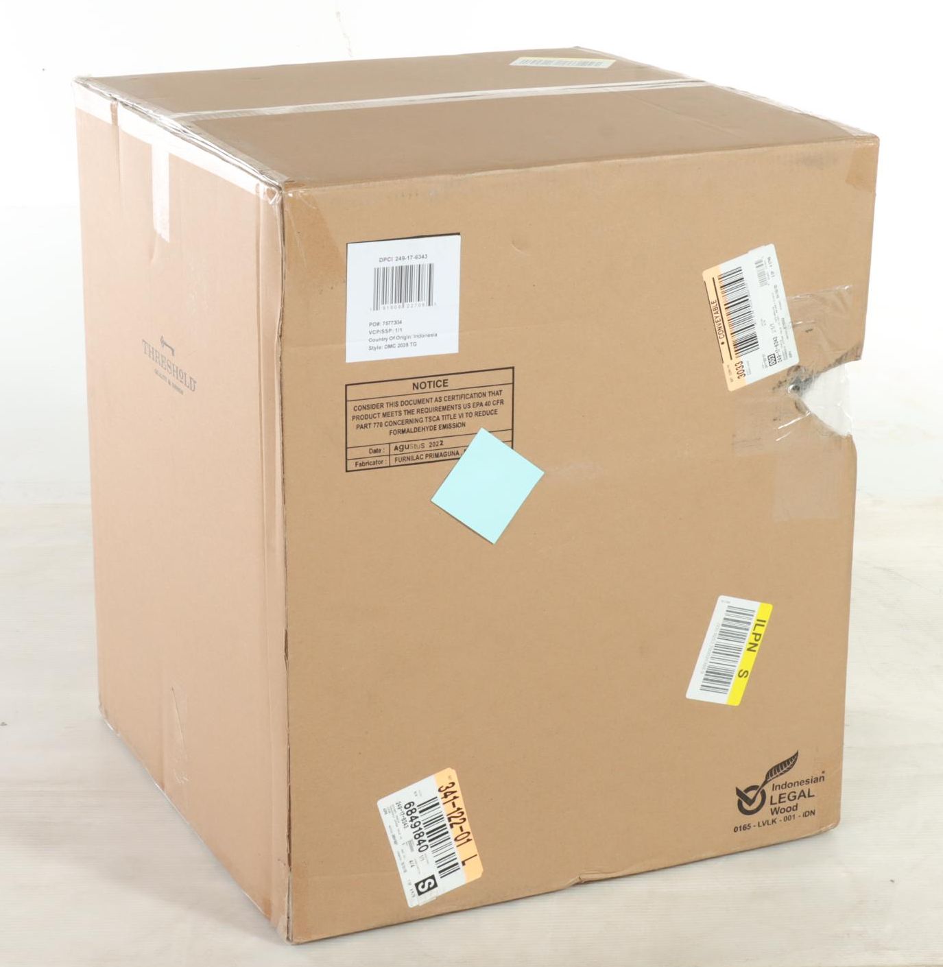 Threshold With Studio McGee Daffan Faceted Round Accent Table in Cream