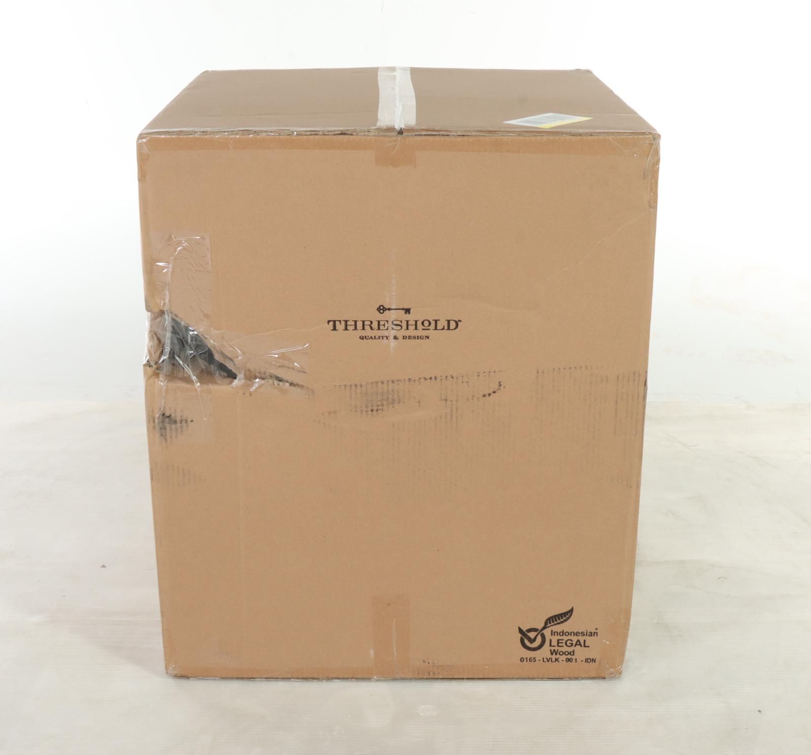 Threshold With Studio McGee Daffan Faceted Round Accent Table in Cream