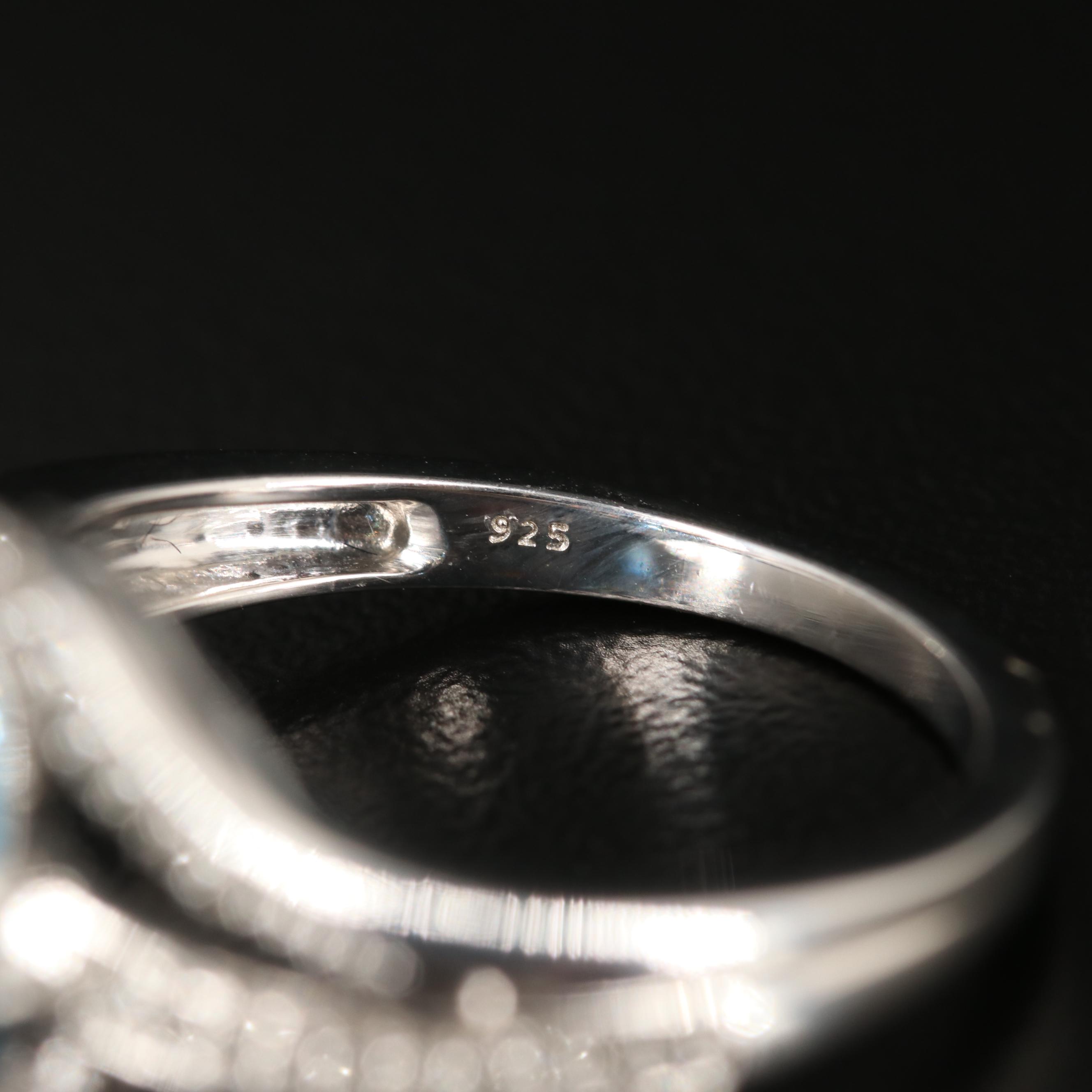 Sterling London and Sky Blue Topaz and Sapphire Ring