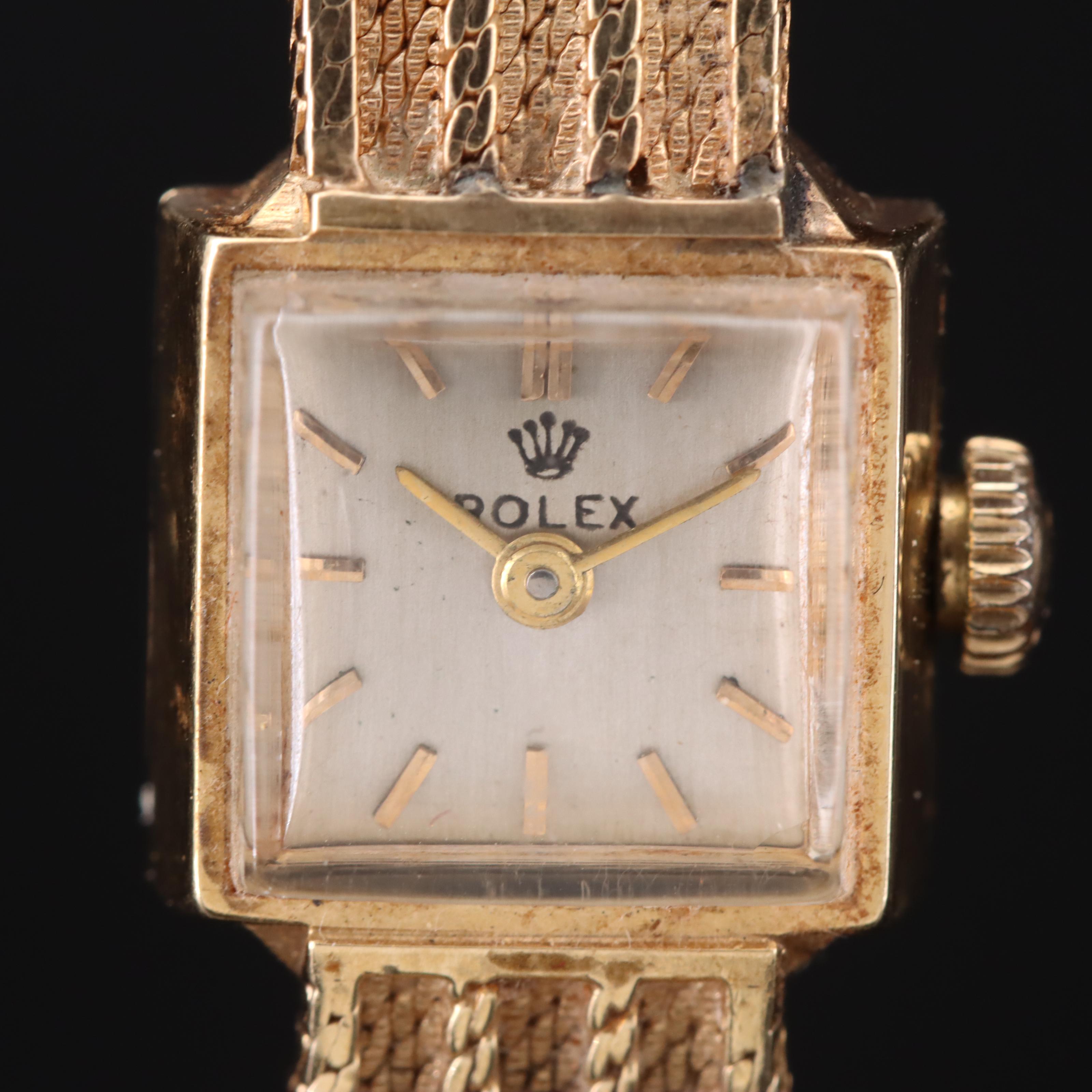 Vintage Rolex 14K Stem Wind Watch