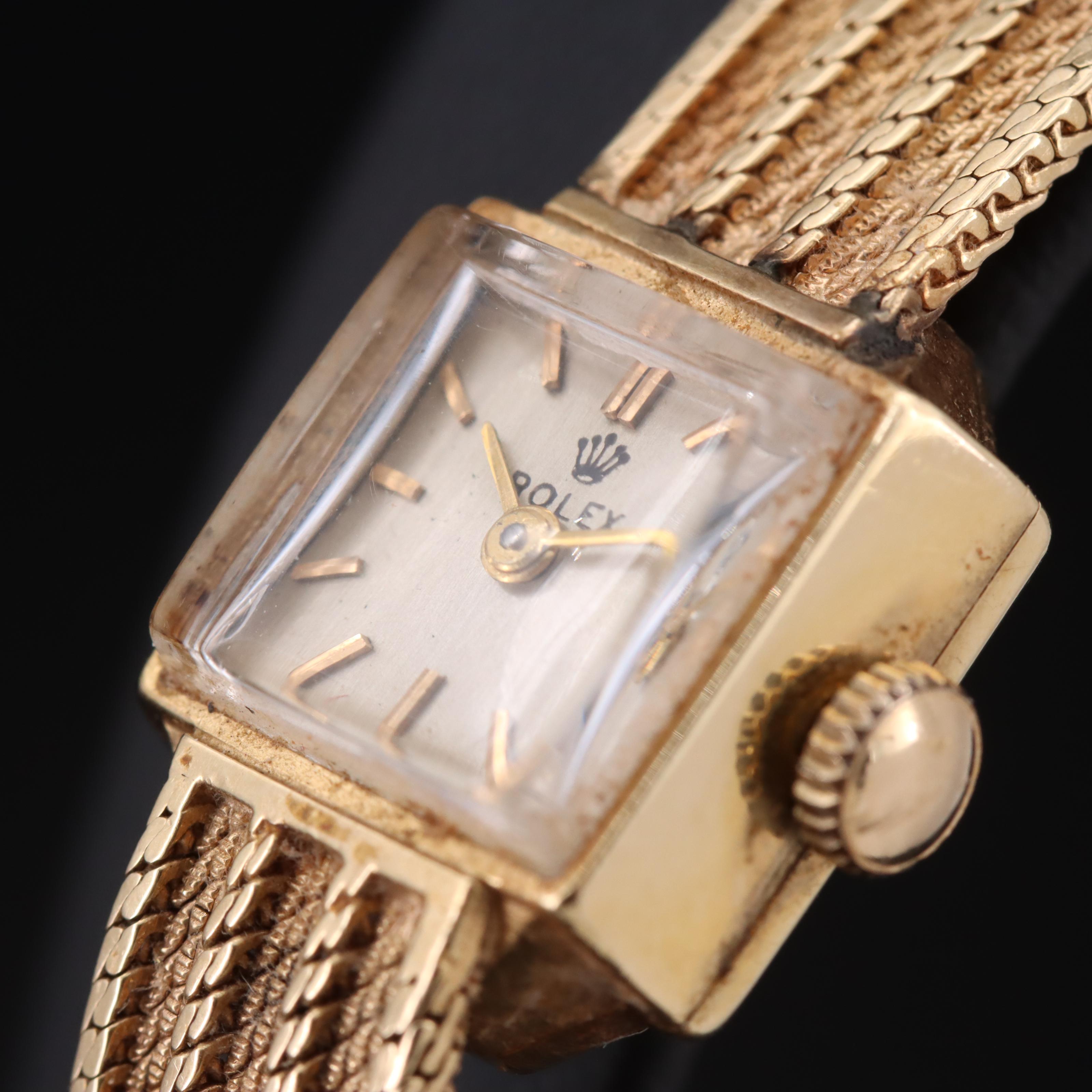 Vintage Rolex 14K Stem Wind Watch