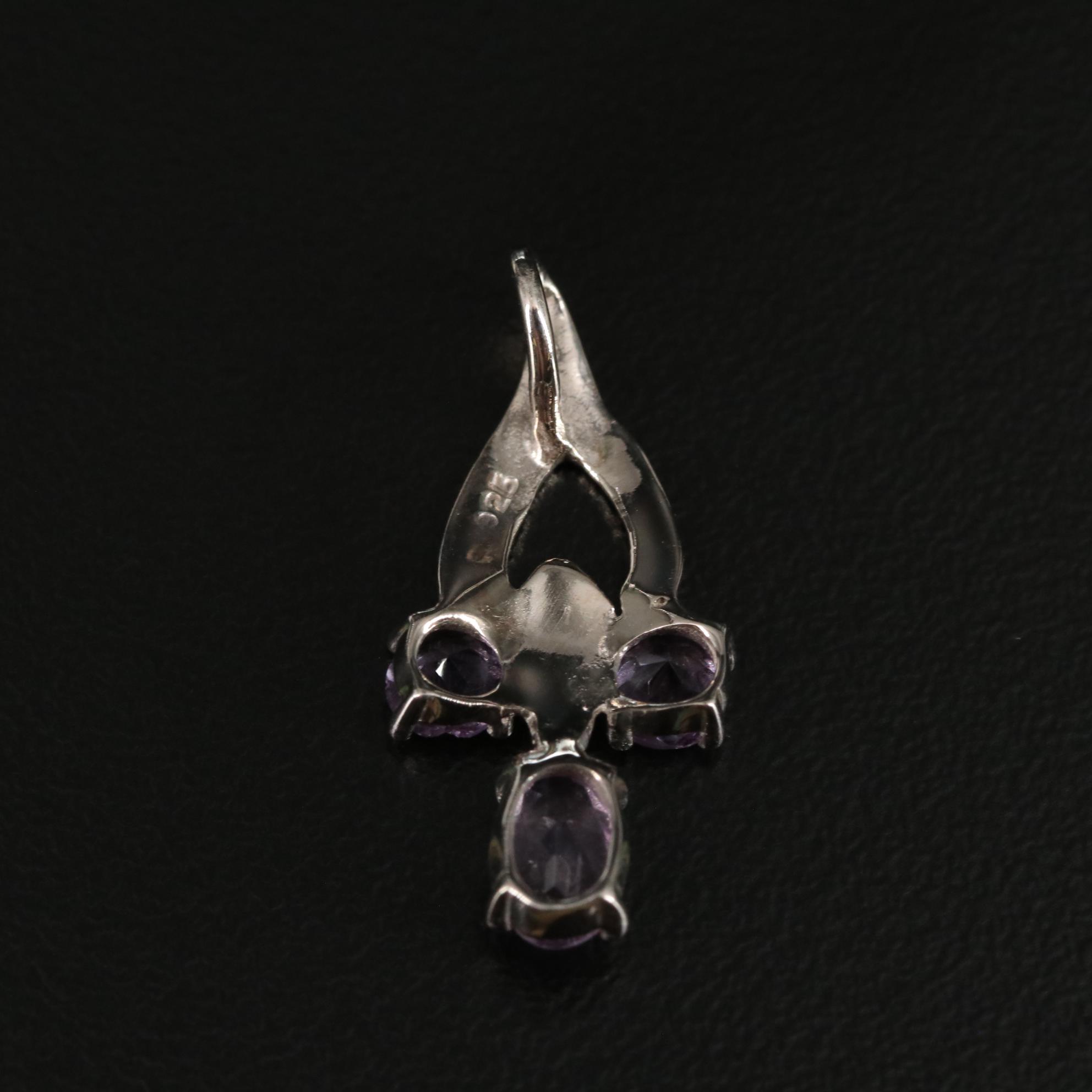 Sterling Amethyst Pendant
