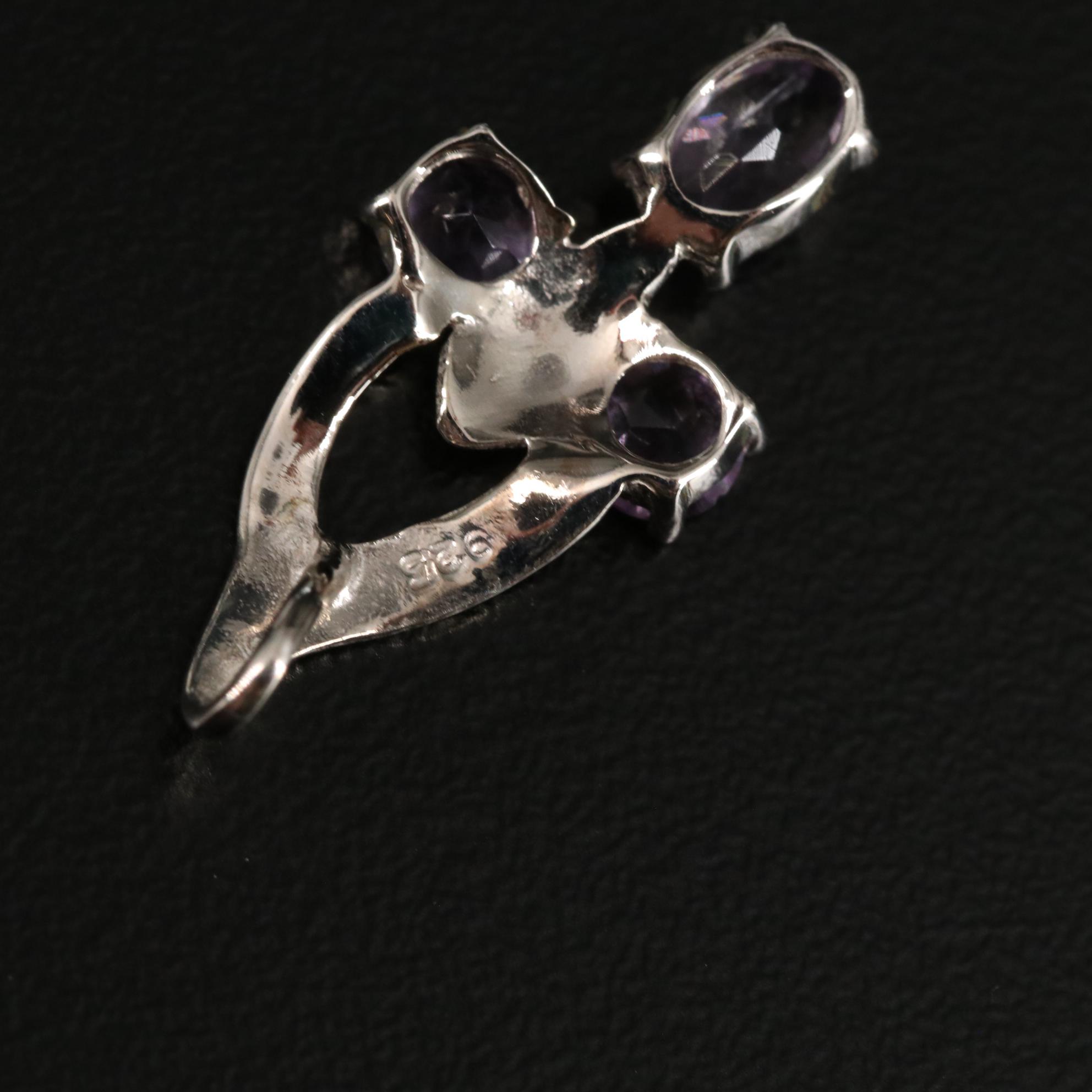 Sterling Amethyst Pendant