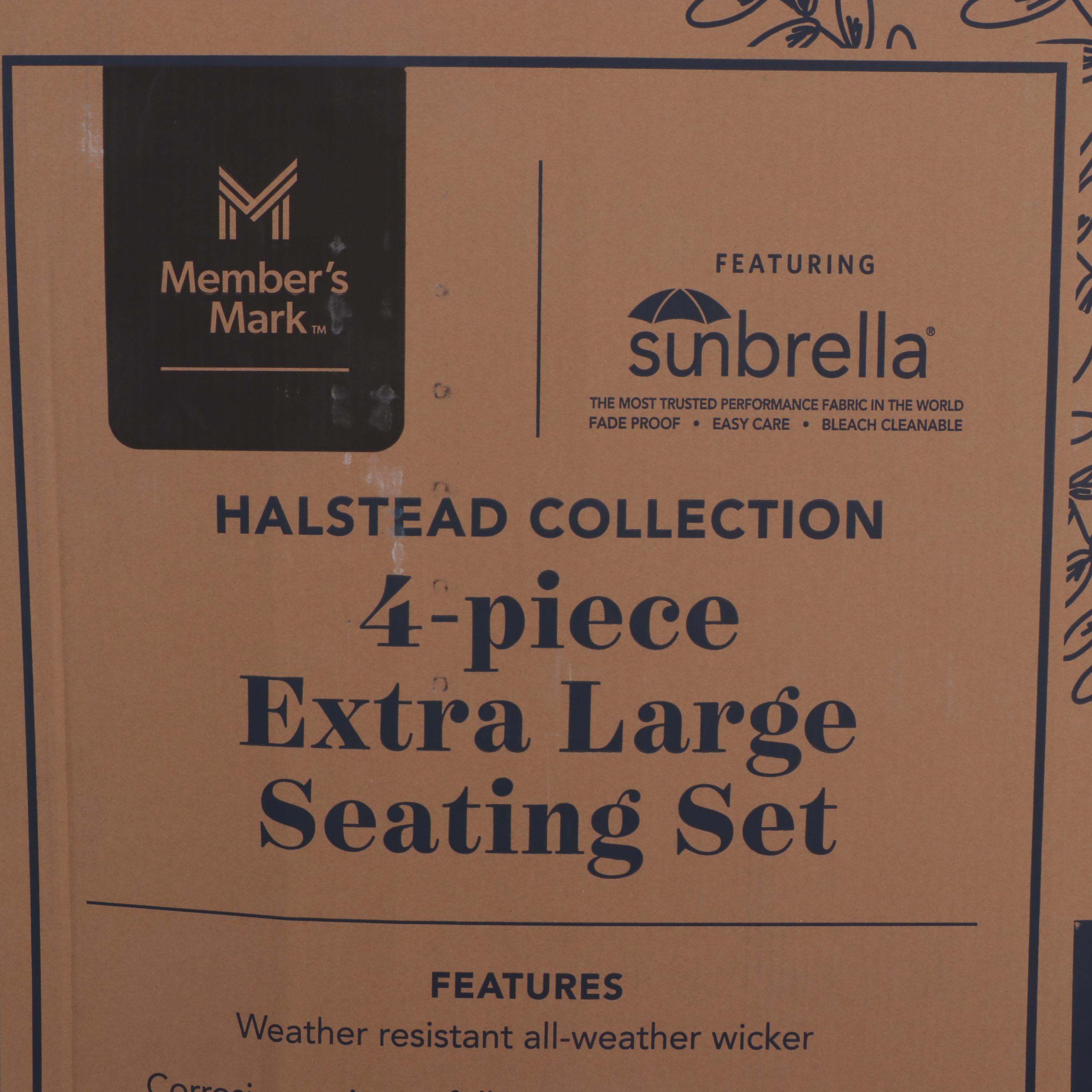 Member's Mark Halstead 4-Piece Seating Set