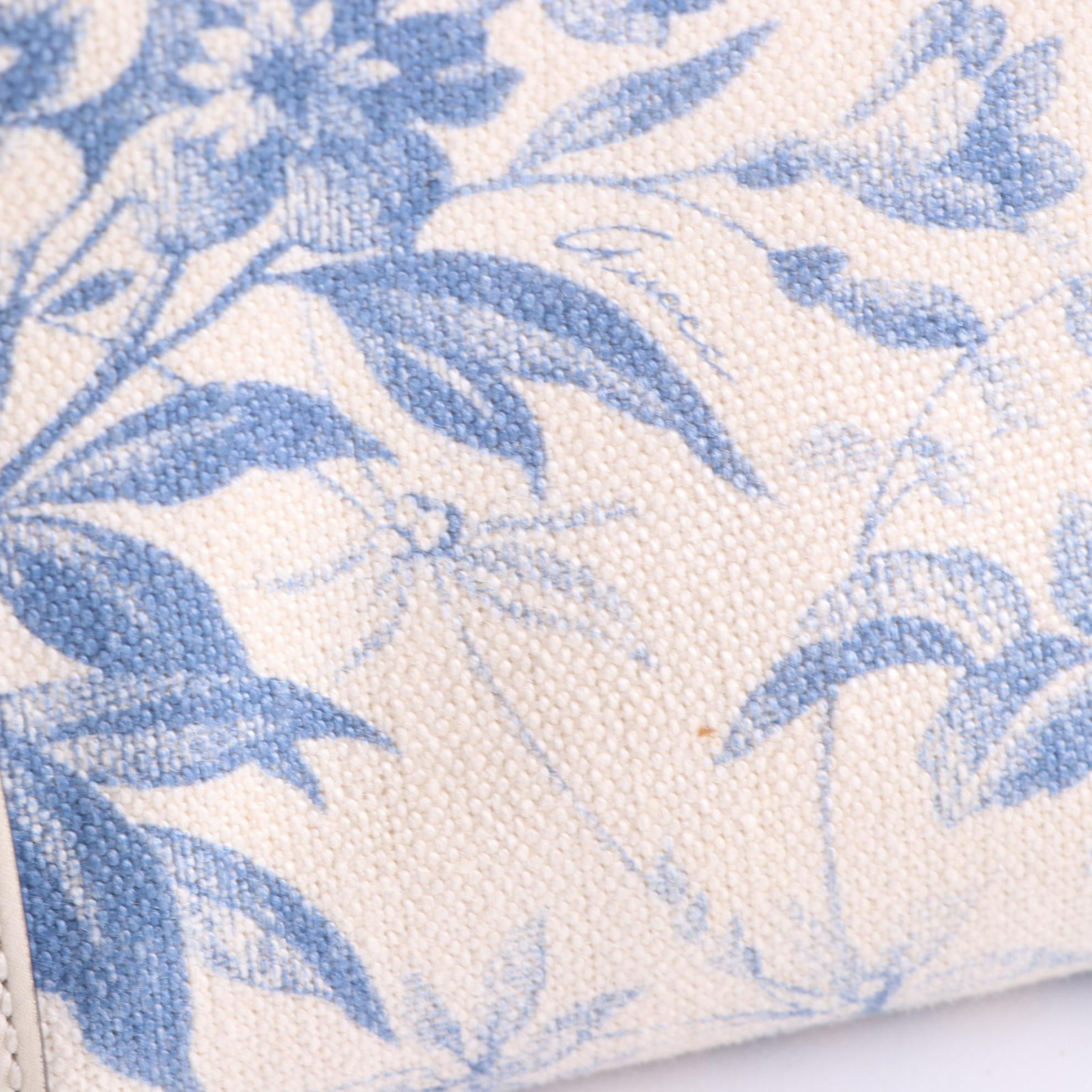 Gucci GG Ribbon Medium Tote in Herbarium Print Canvas and Leather