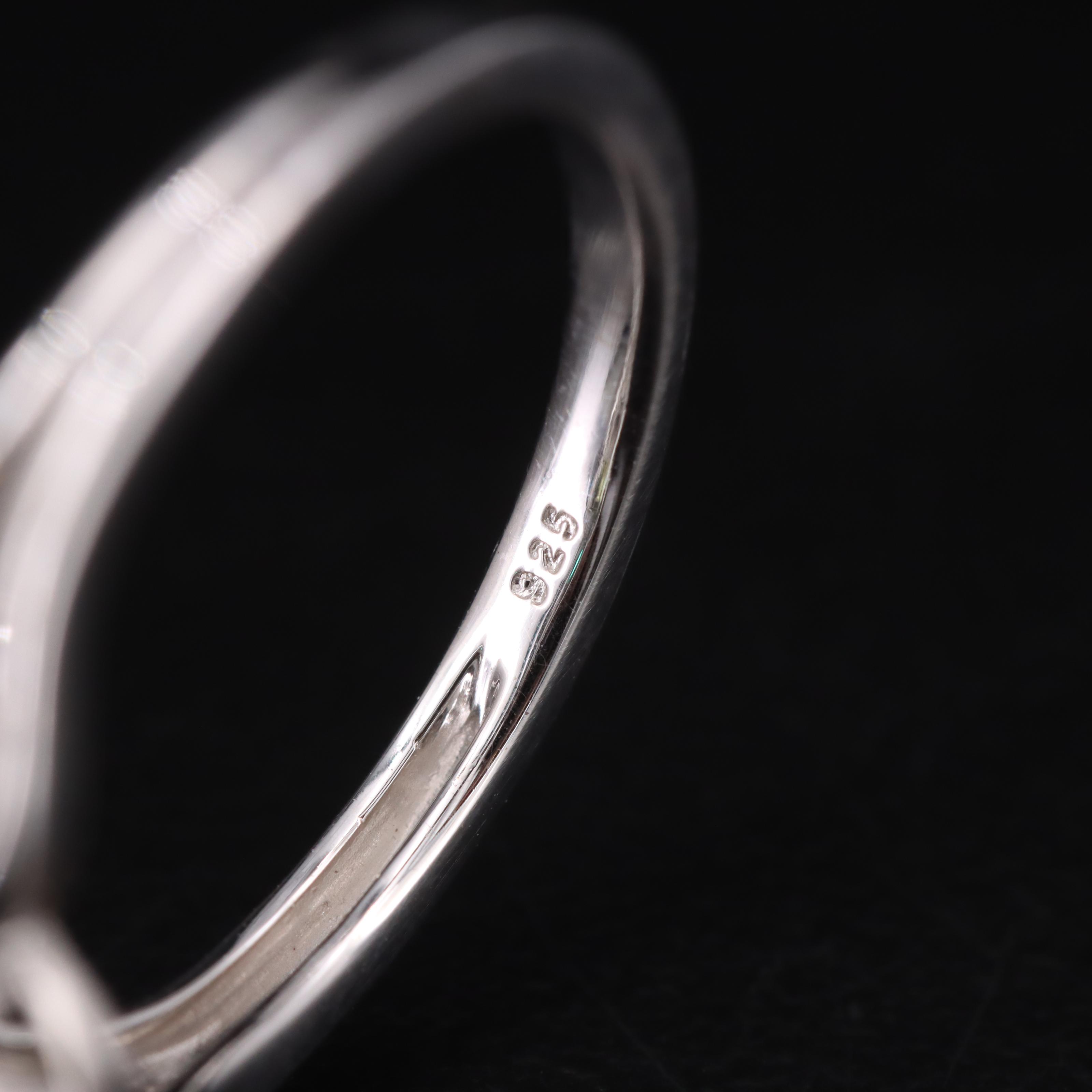 Sterling Peridot, Emerald and Sapphire Ring