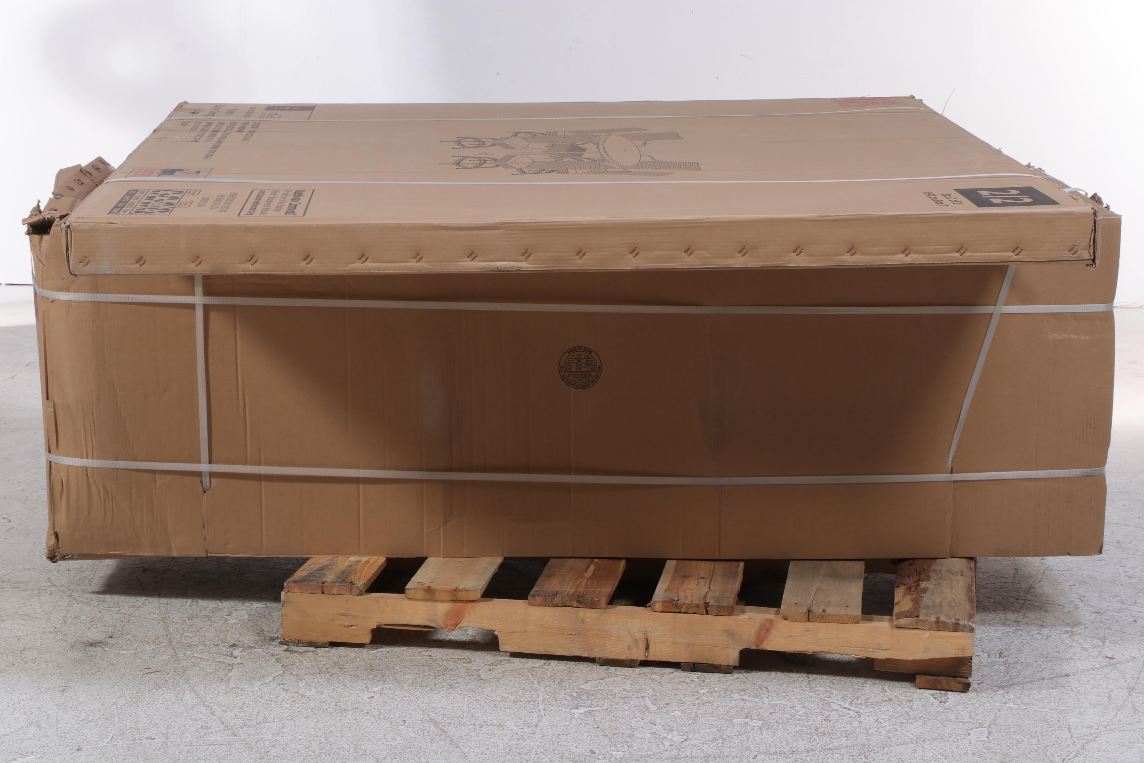 Member's Mark Heritage Collection Indigo 7-Piece Balcony Dining Set