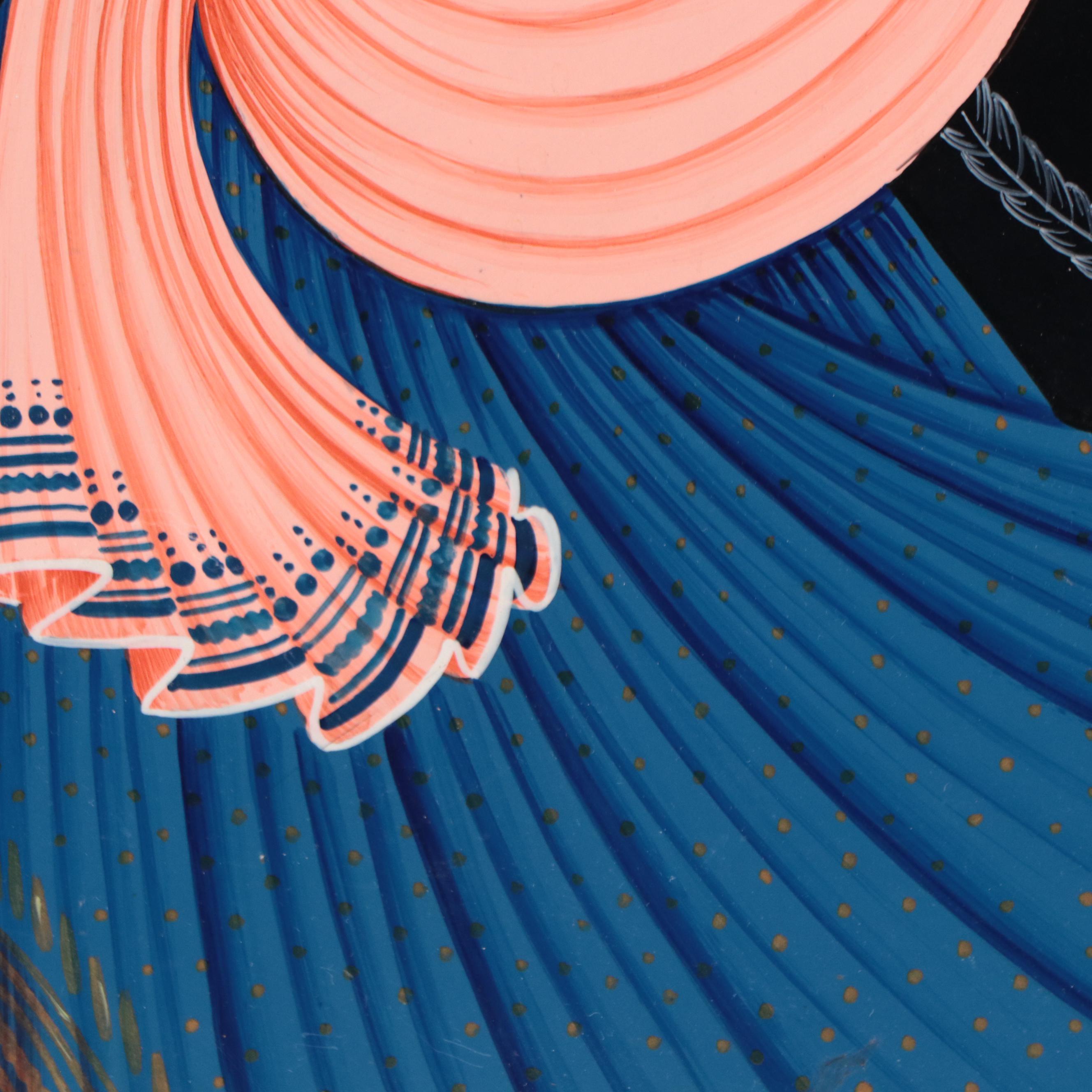 Indian School Painting of Dancing Woman