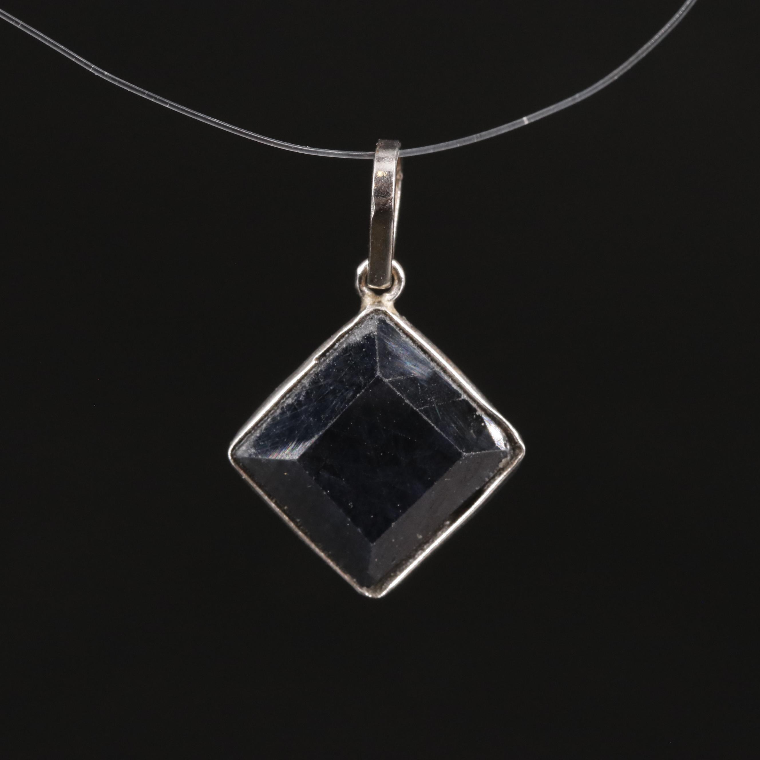14K Filled Corundum Pendant