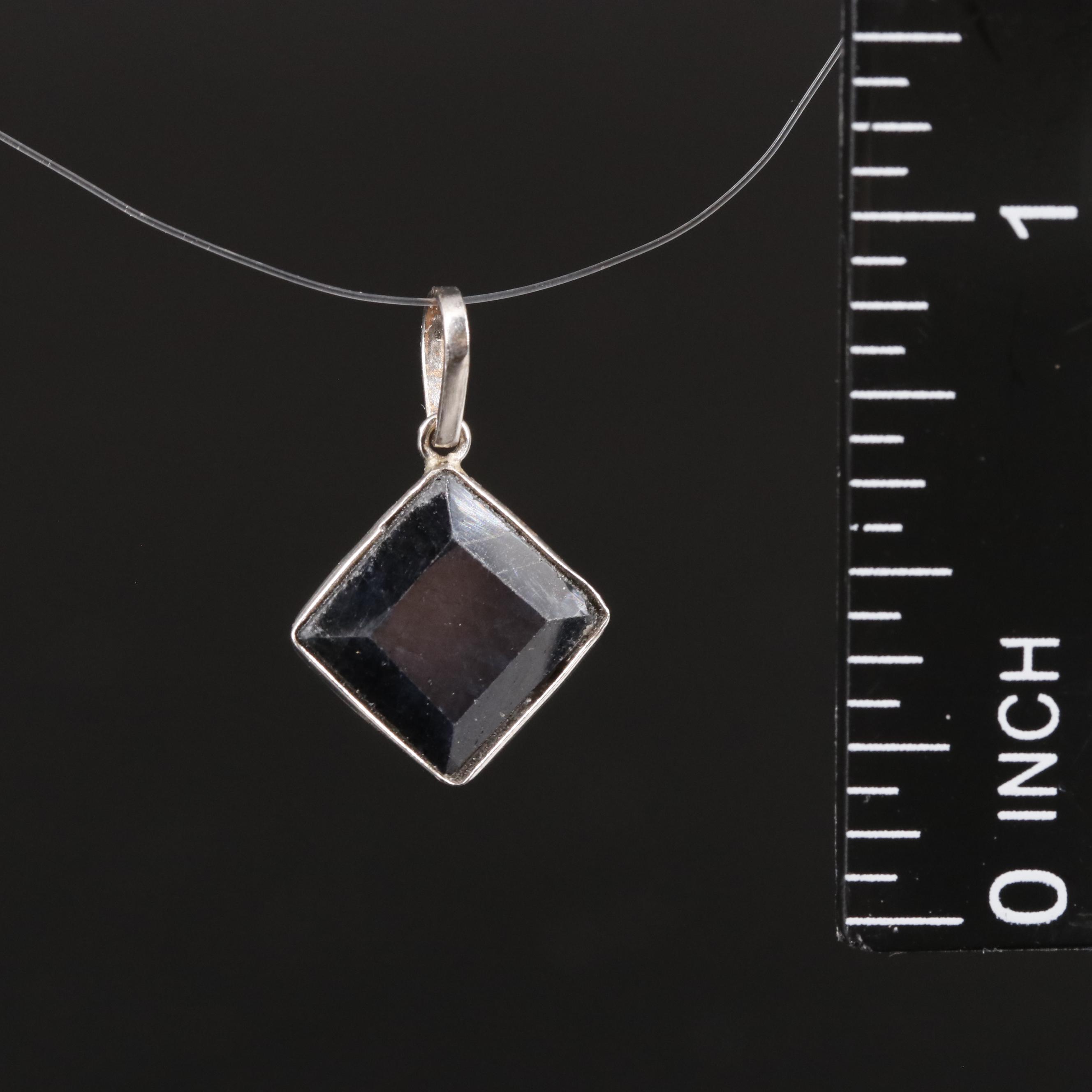 14K Filled Corundum Pendant