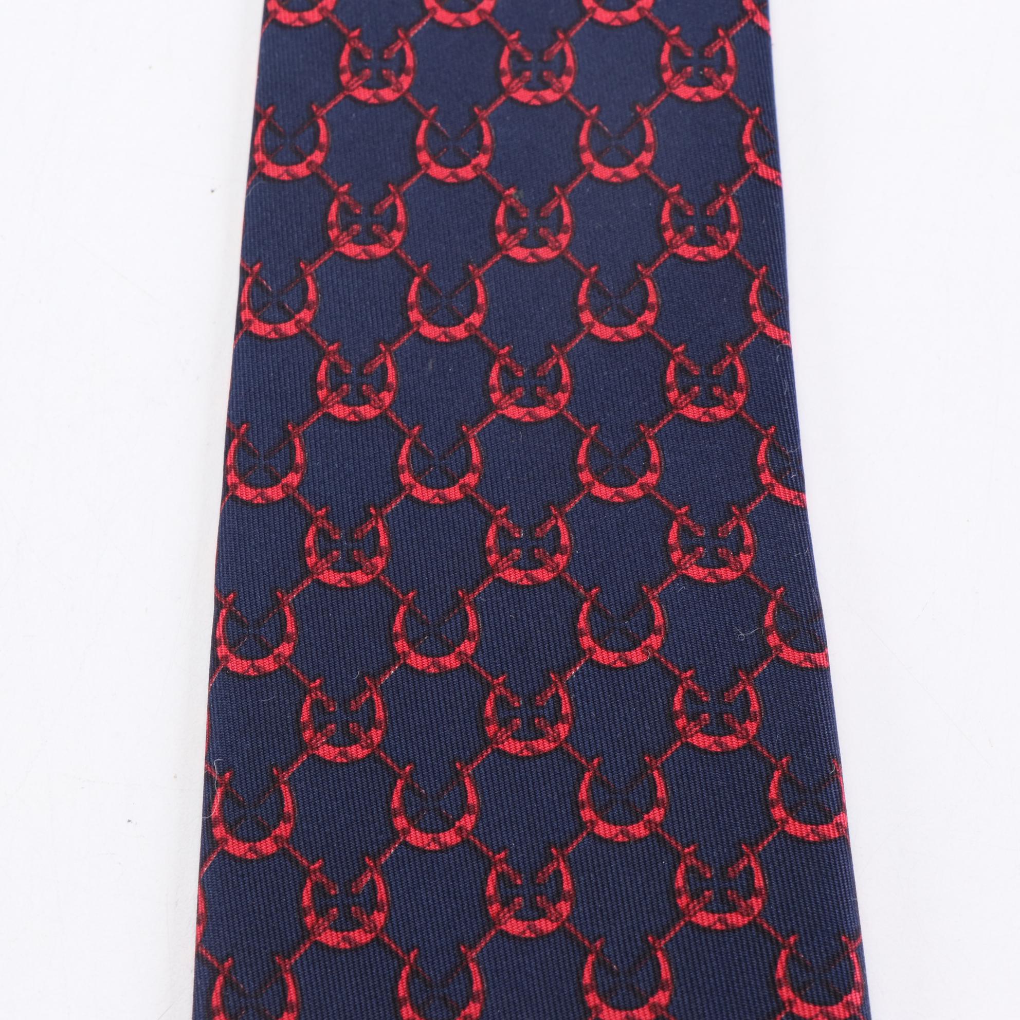 Hermès Patterned Hand-Stitched Silk Neckties