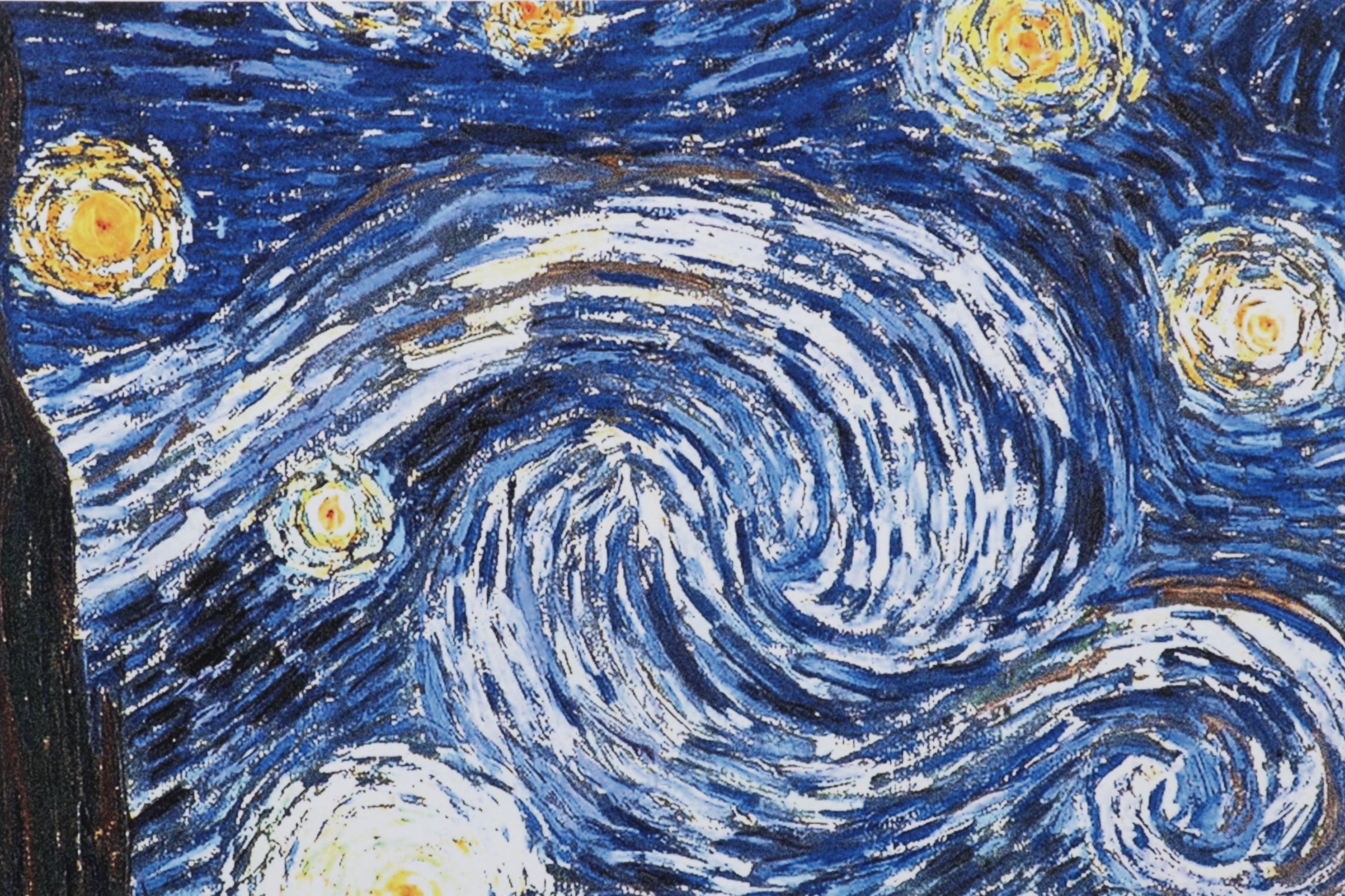 Death NYC Digital Pop Art Print "Snoopy and Charlie Brown Homage to Van Gogh"