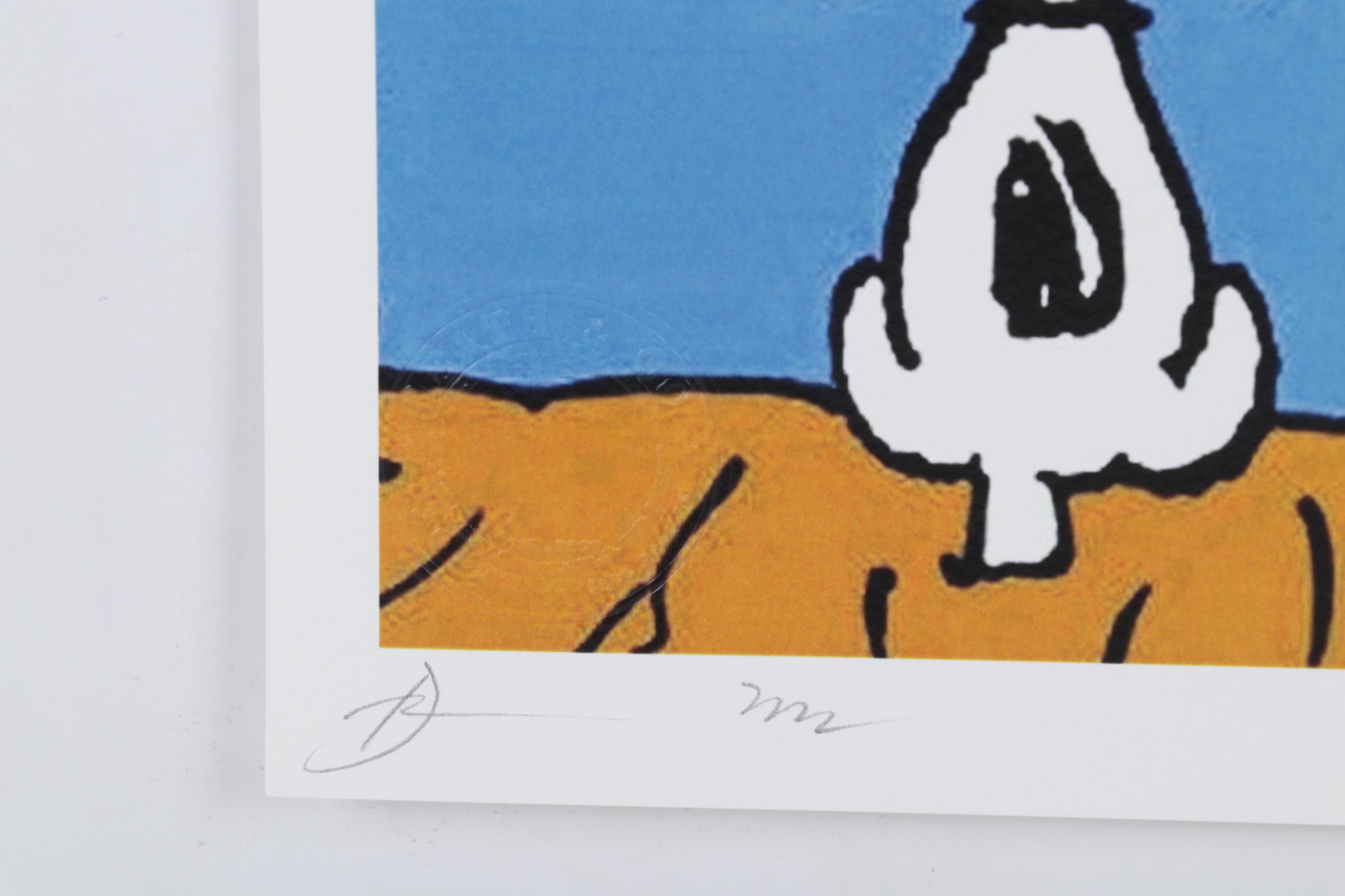 Death NYC Digital Pop Art Print "Snoopy and Charlie Brown Homage to Van Gogh"