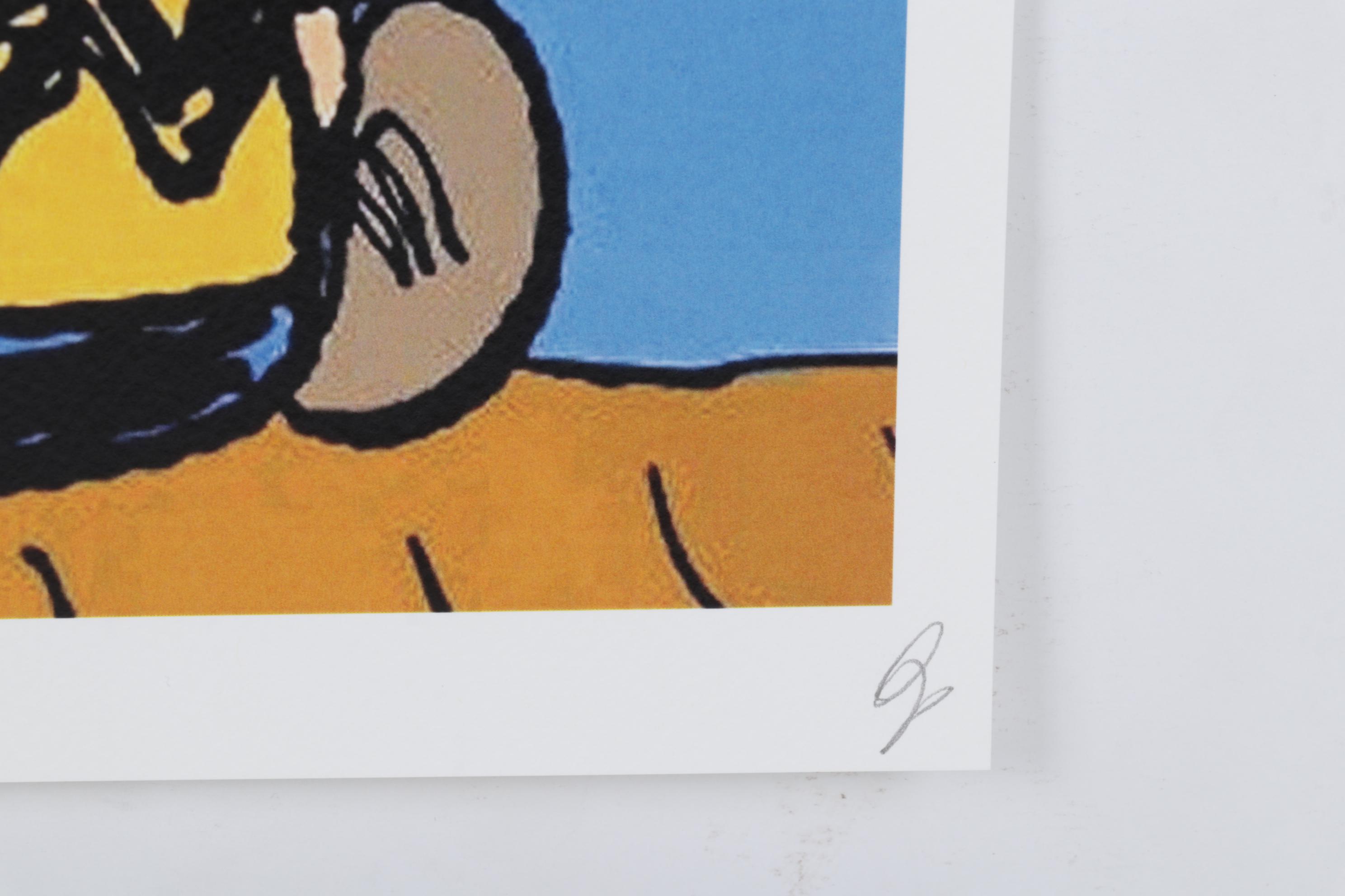 Death NYC Digital Pop Art Print "Snoopy and Charlie Brown Homage to Van Gogh"